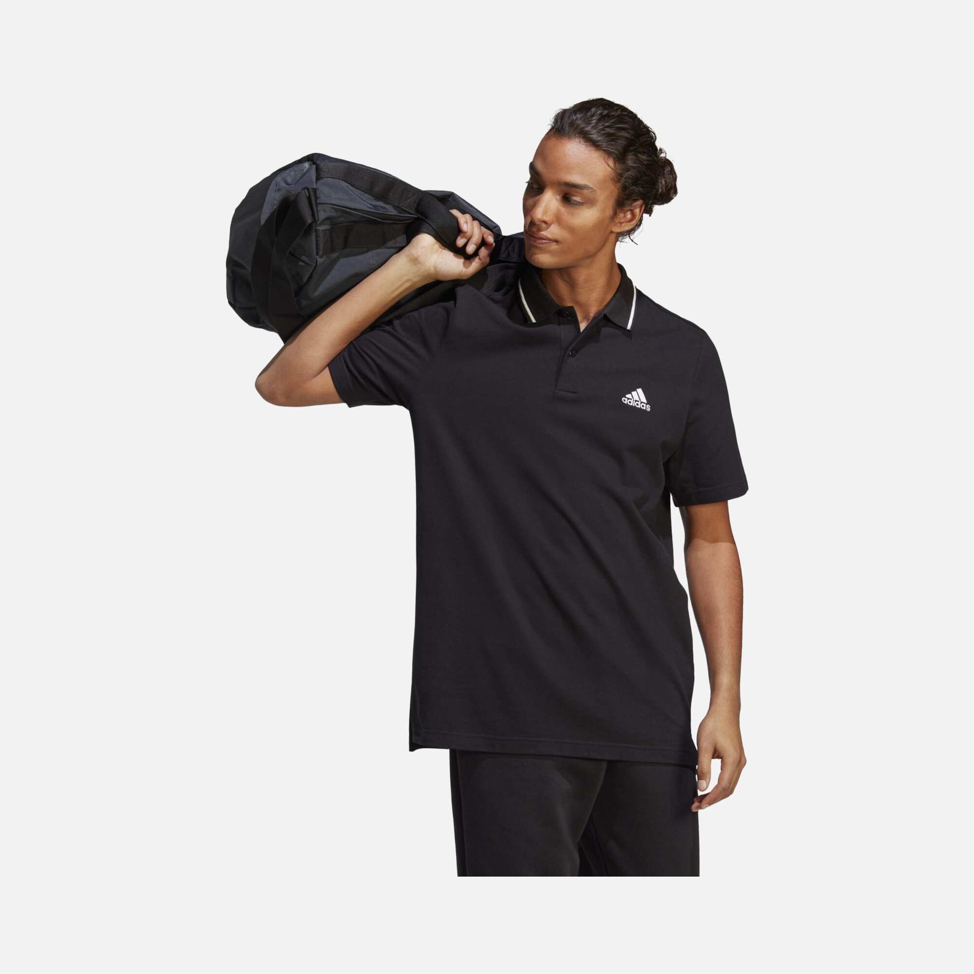 adidas Essentials Piqué Small Logo Polo Short-Sleeve Erkek Tişört