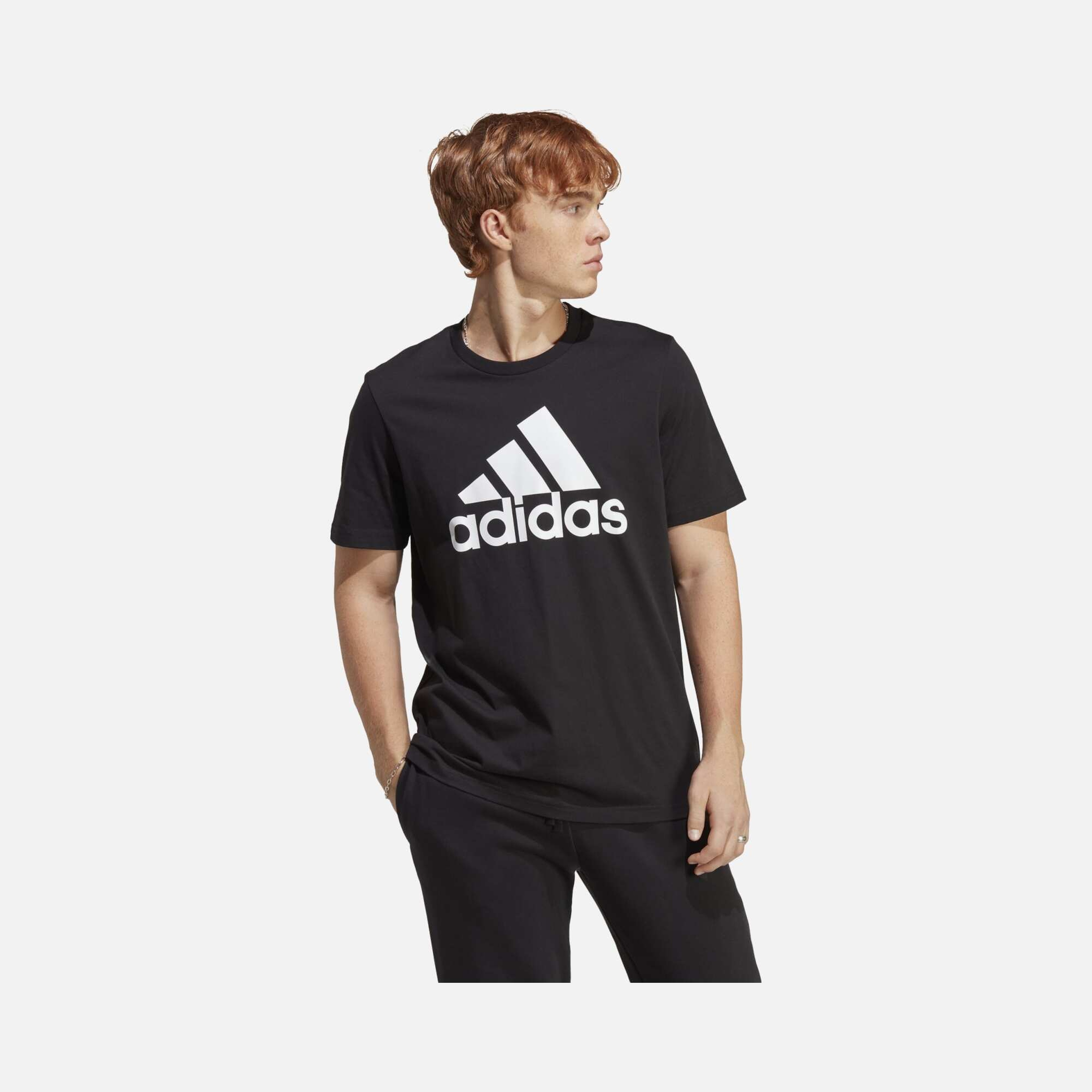 adidas Essentials Single Jersey Big Logo Short-Sleeve Erkek Tişört