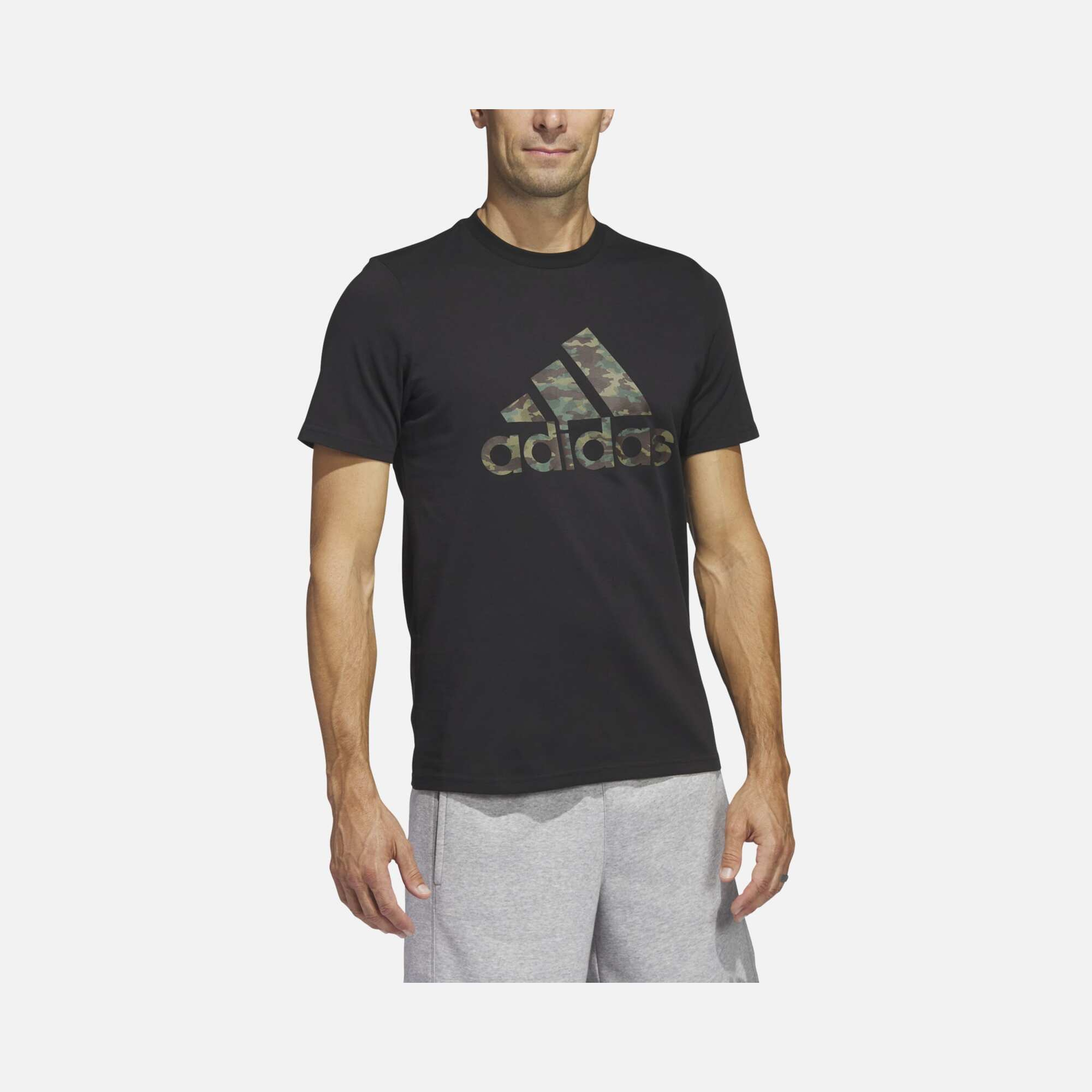adidas Sportswear Camouflage Logo Short-Sleeve Erkek Tişört
