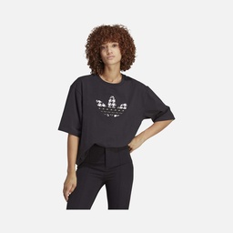 adidas Sportswear Trefoil Infill Logo Graphic Short-Sleeve Kadın Tişört