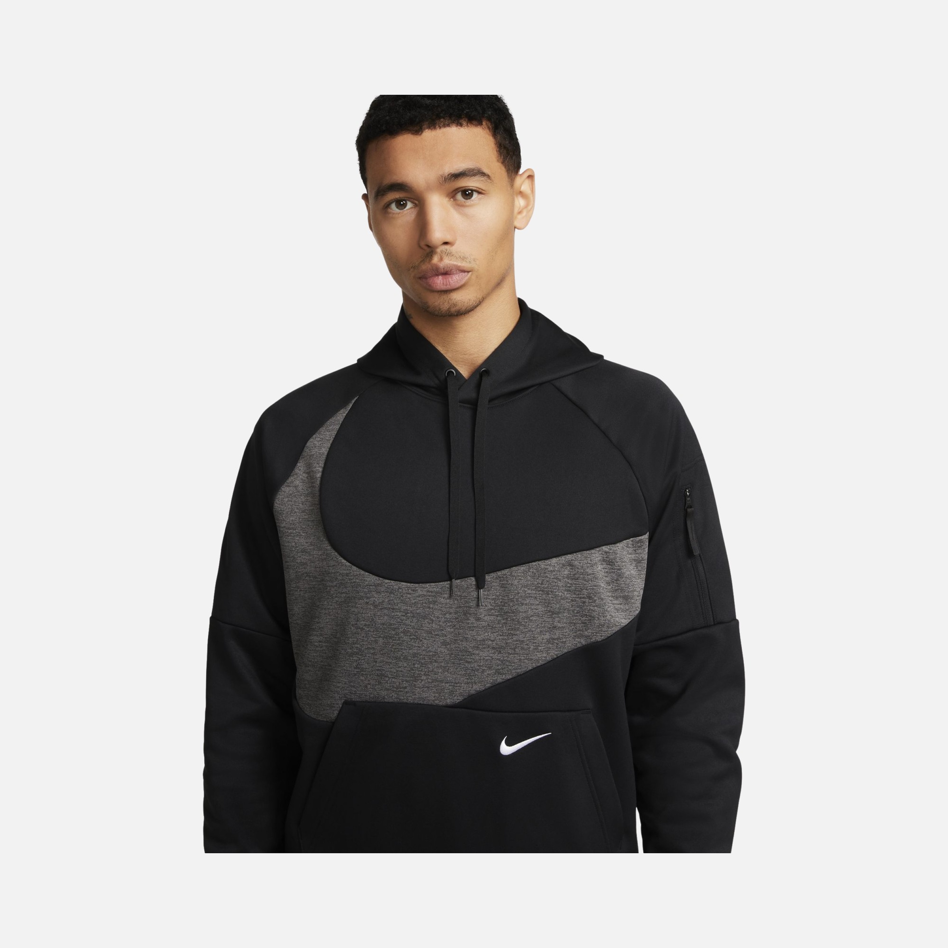 Nike Therma-Fit Pullover Swoosh Graphic Fitness Hoodie Erkek Sweatshirt