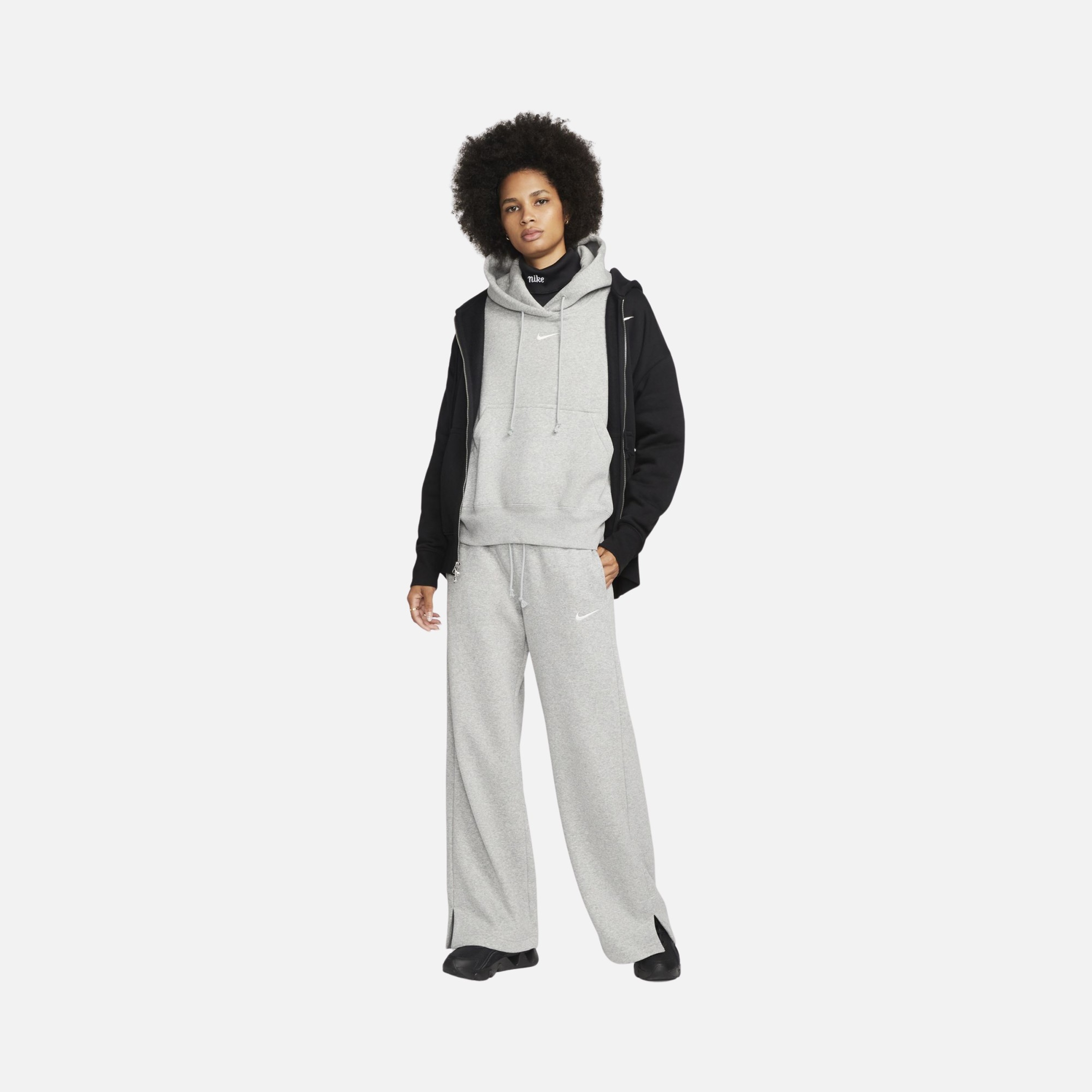 Nike Sportswear Phoenix Fleece High-Waisted Wide Kadın Eşofman Altı