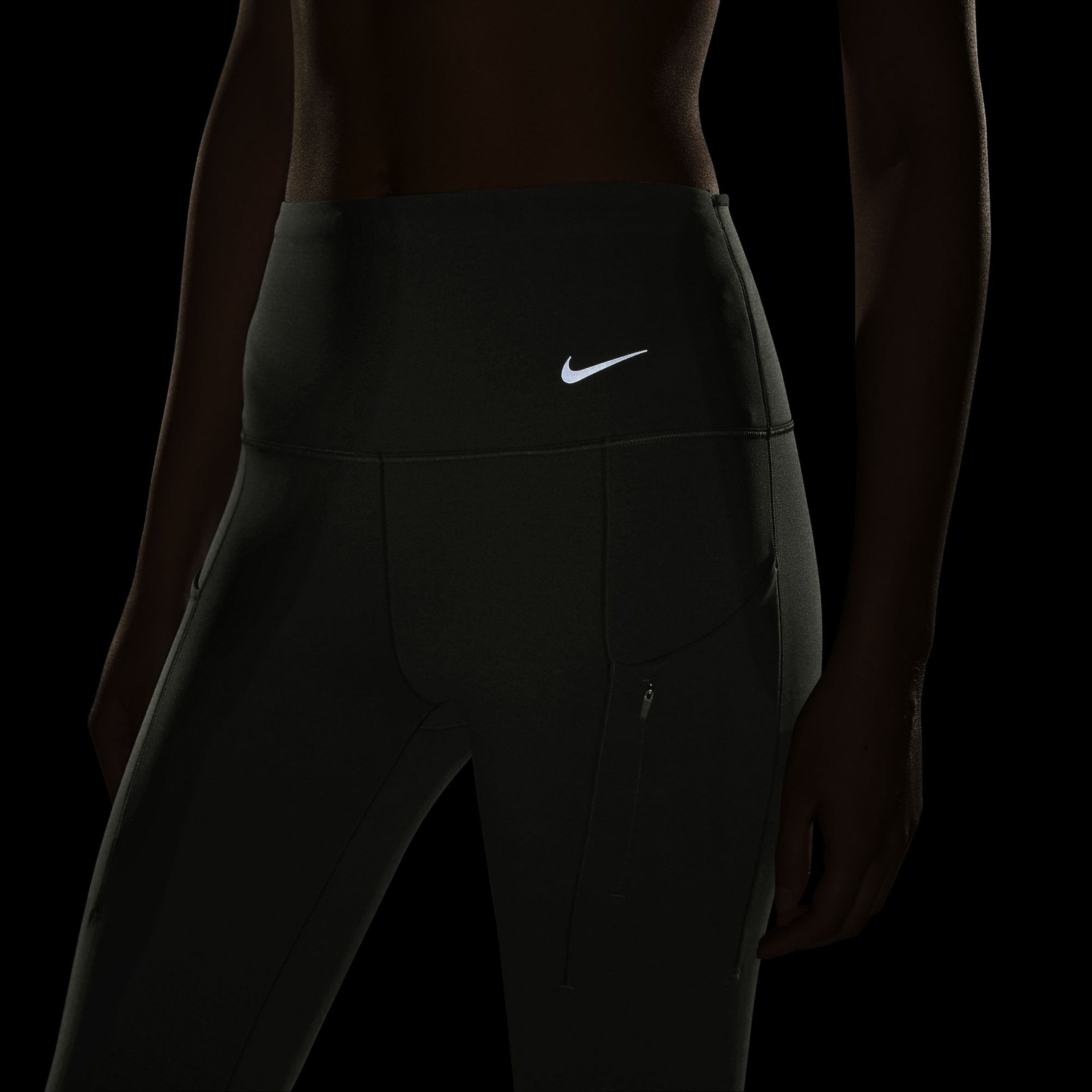 Nike Go Firm-Support High-Waisted With Pockets Running Kadın Tayt