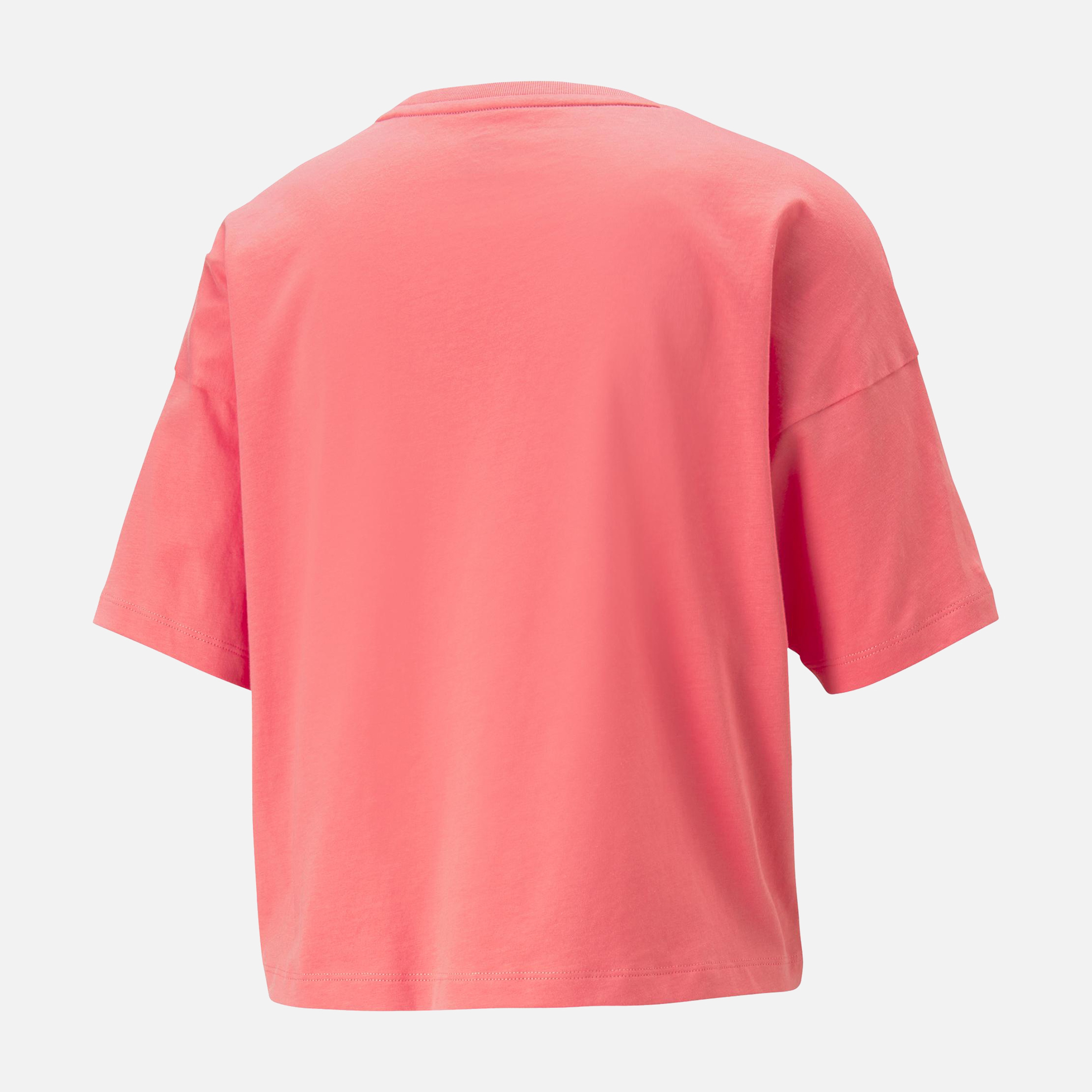 Puma Sportswear Essentials Logo Cropped Short-Sleeve Kadın Tişört