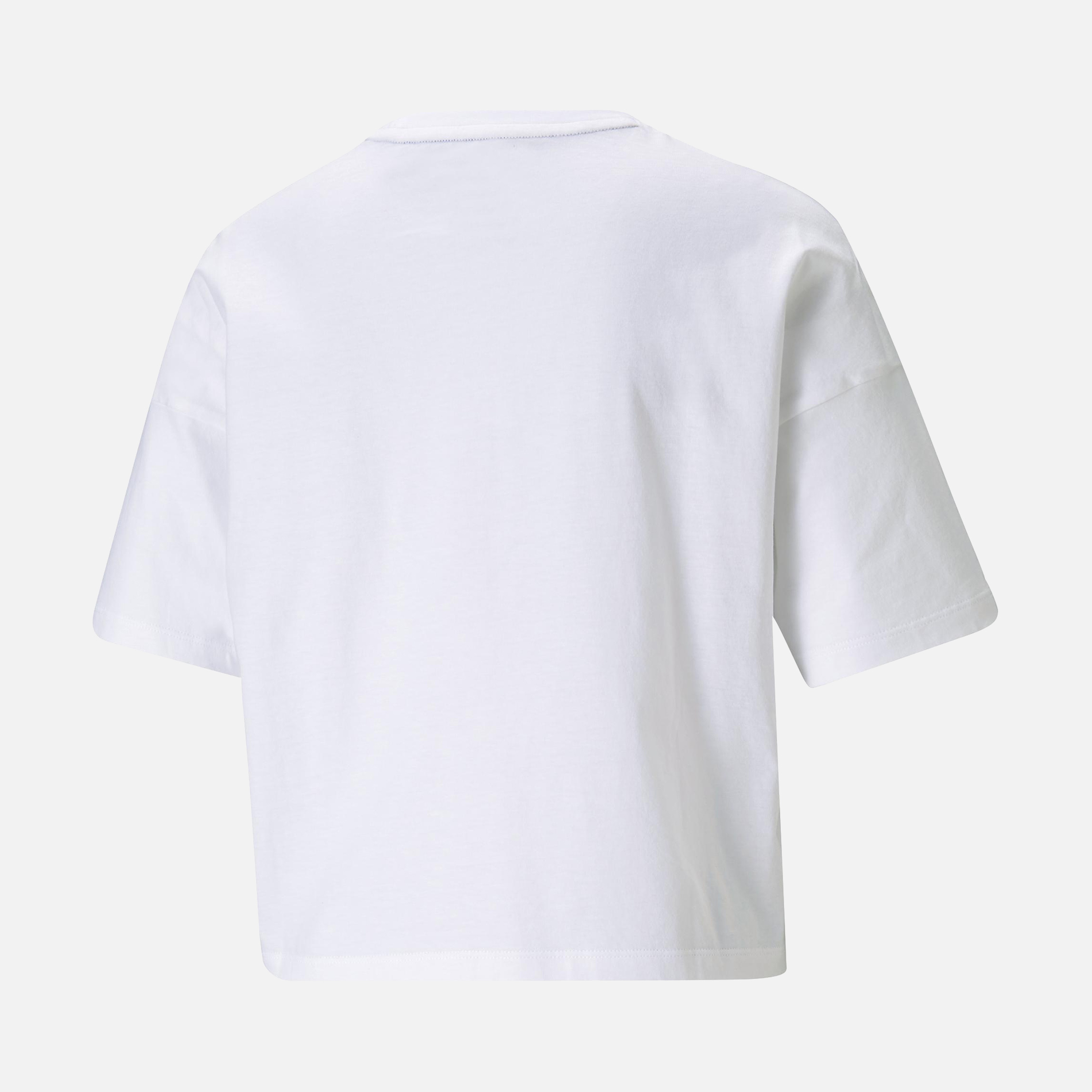 Puma Sportswear Essentials Logo Cropped Short-Sleeve Kadın Tişört