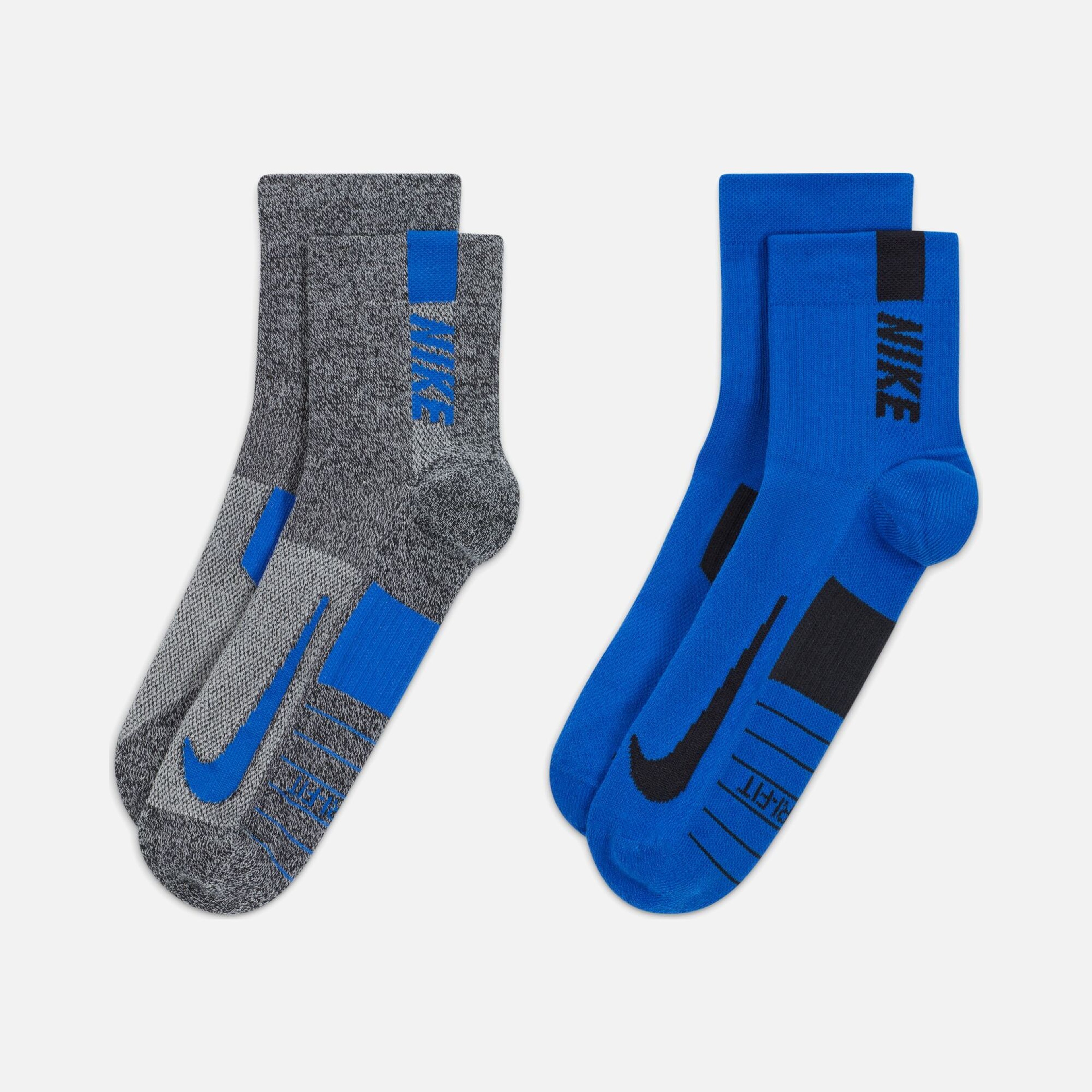 Nike Multiplier Ankle (2 Pairs) Unisex Çorap