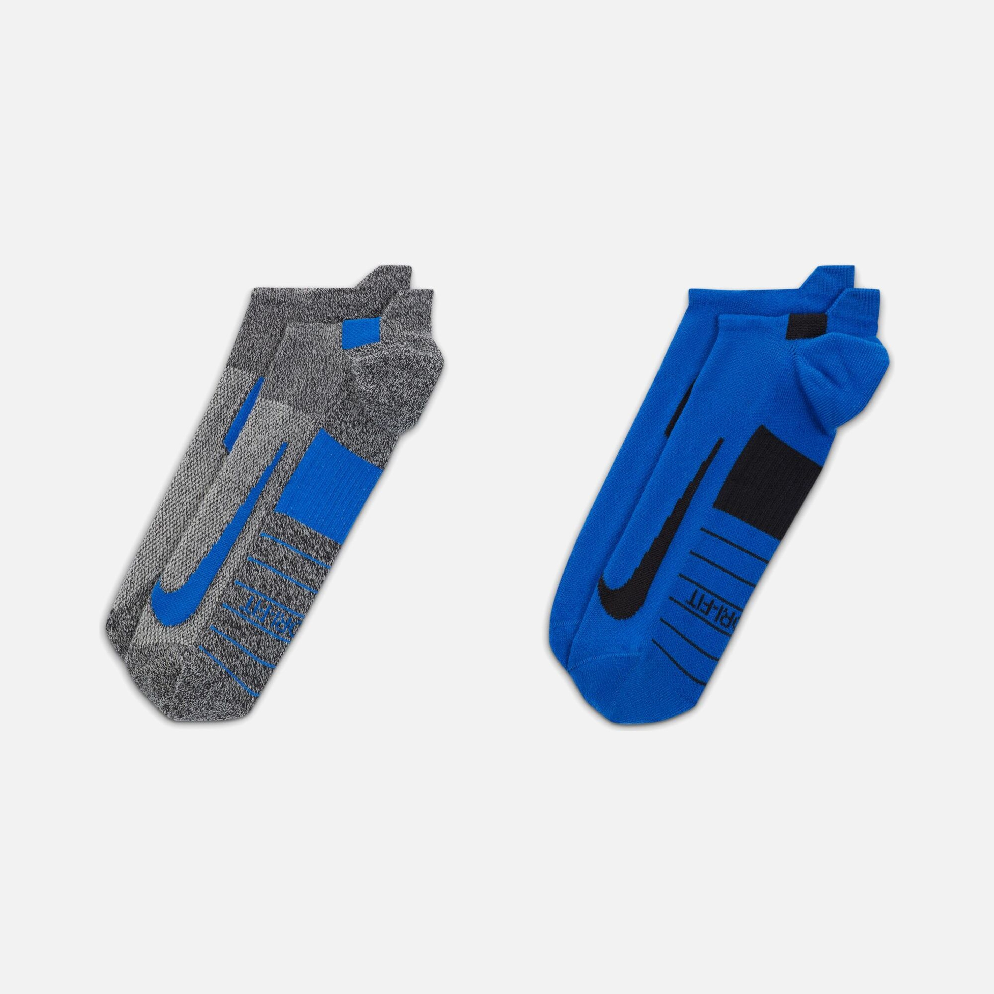 Nike Multiplier No-Show Running (2 Pair) Unisex Çorap