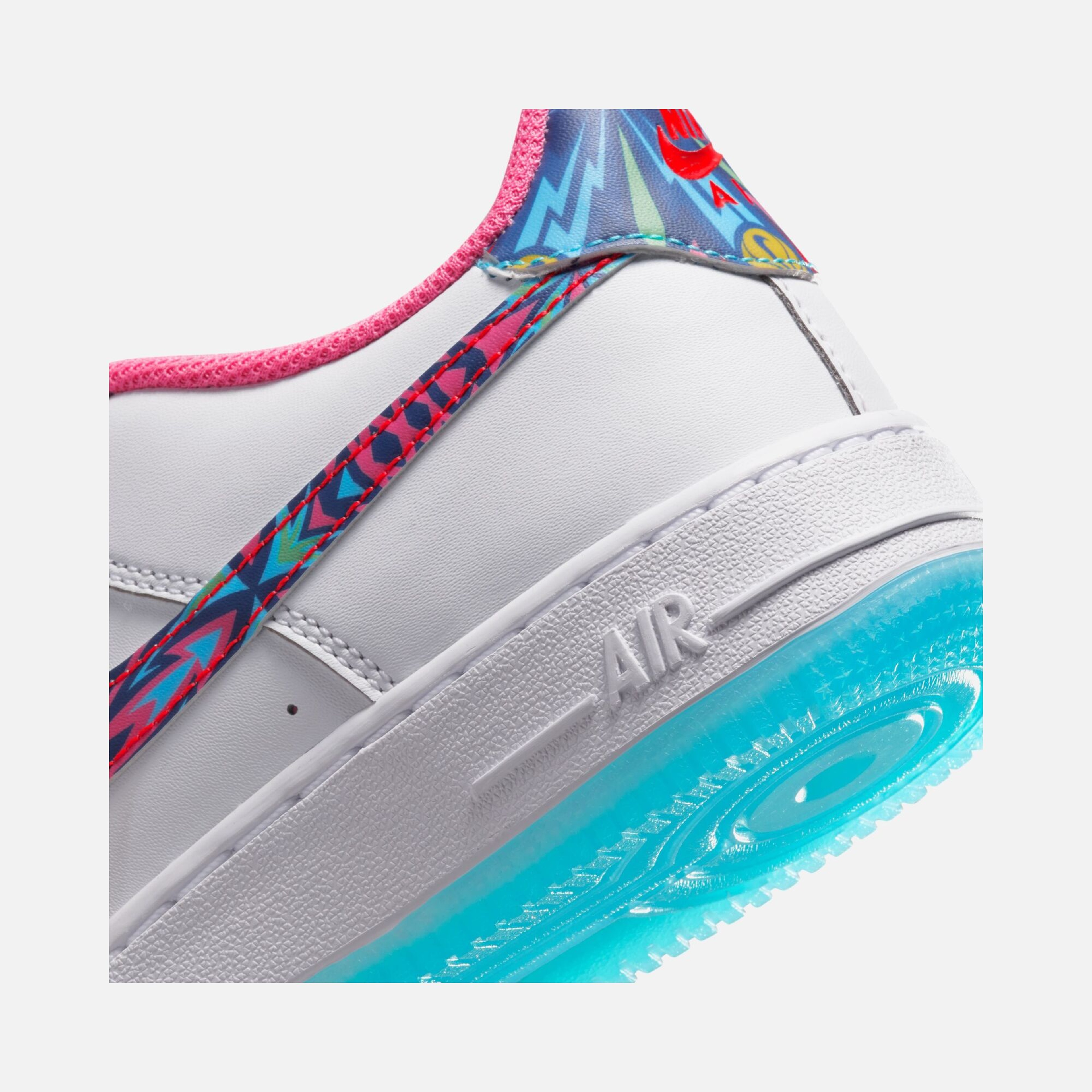 Nike Air Force 1 ''Multi-Color Swoosh'' (GS) Spor Ayakkabı