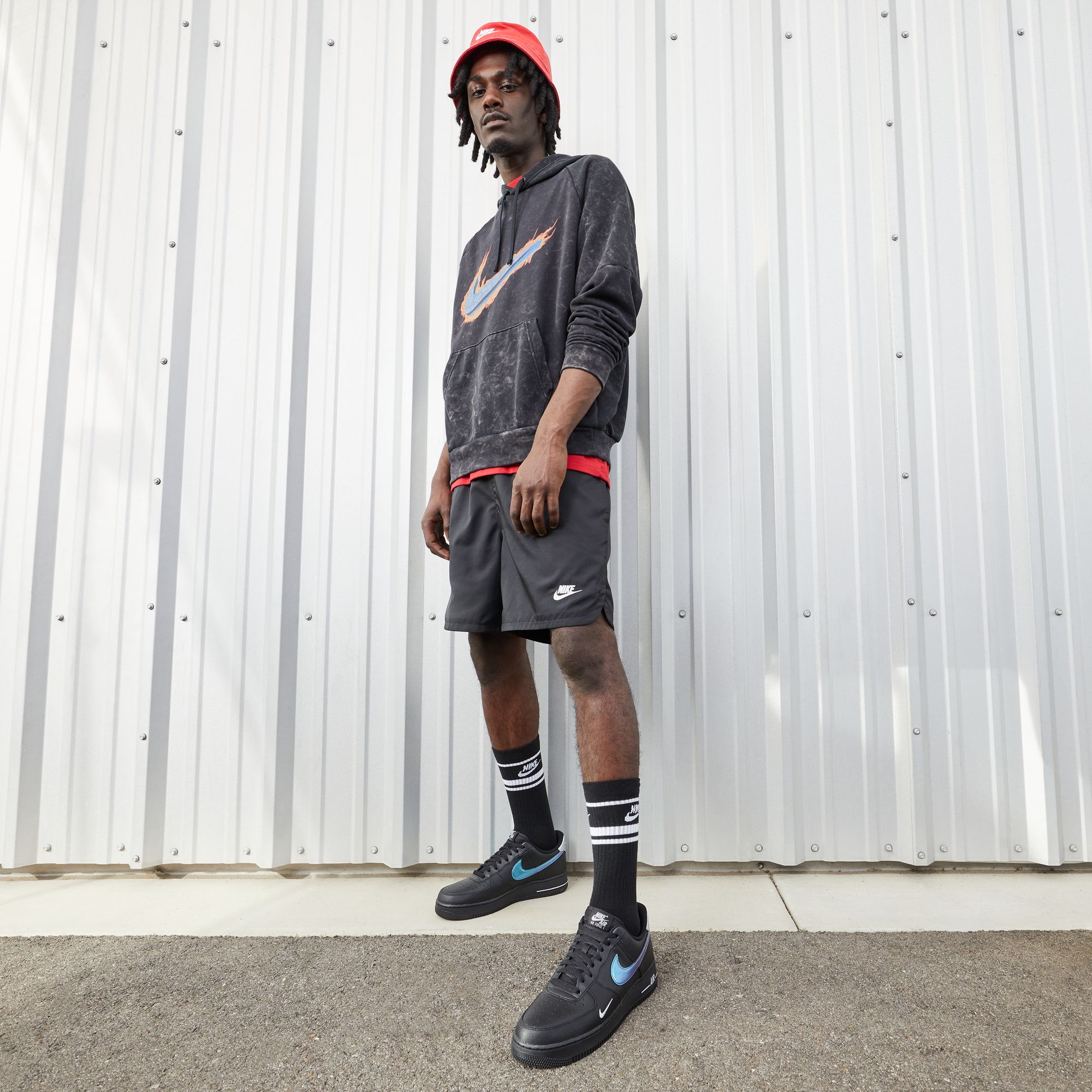 Nike Air Force 1 '07 ''Metallic Swoosh'' Erkek Spor Ayakkabı