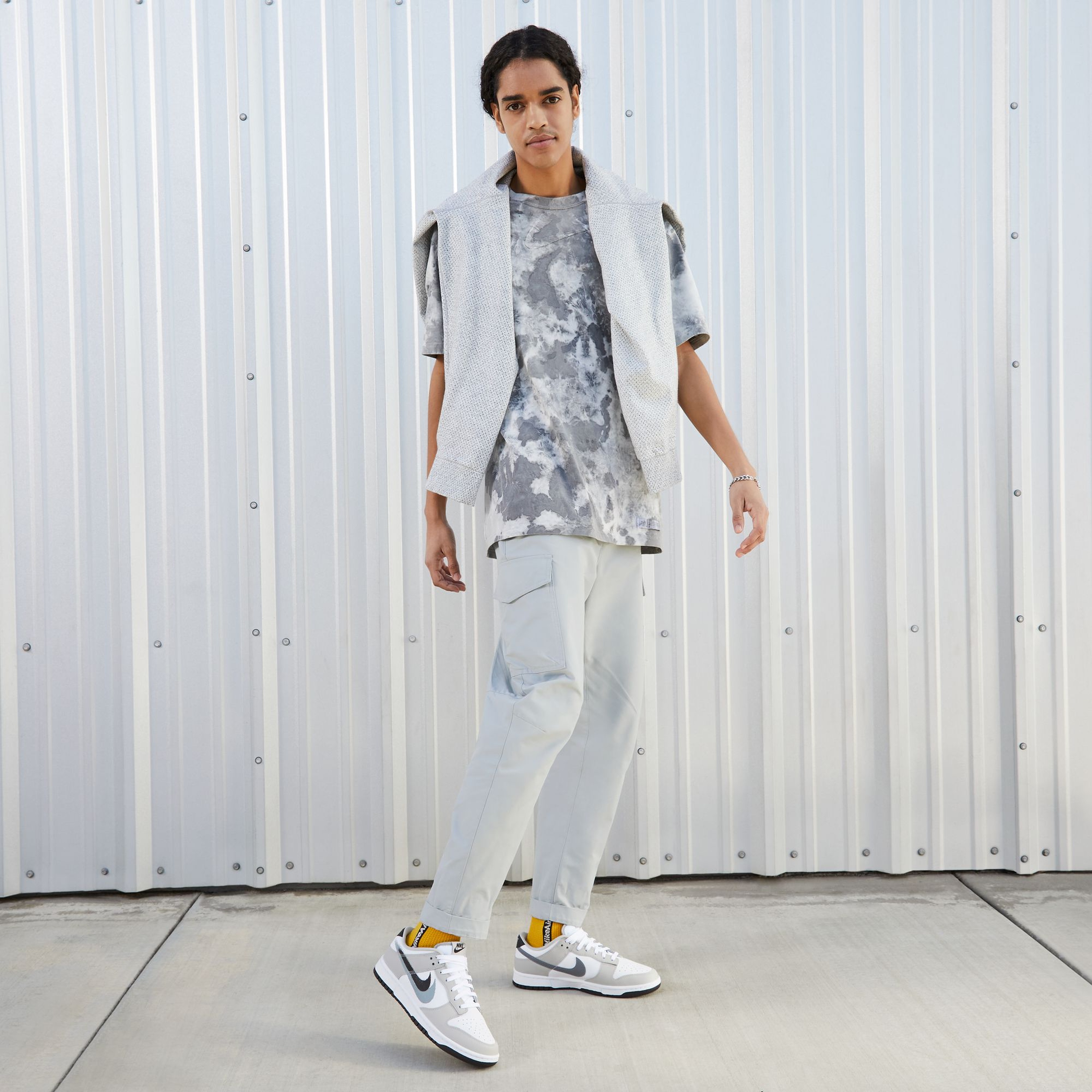 Nike Dunk Low ''Spray Paint Swoosh Logo'' Erkek Spor Ayakkabı