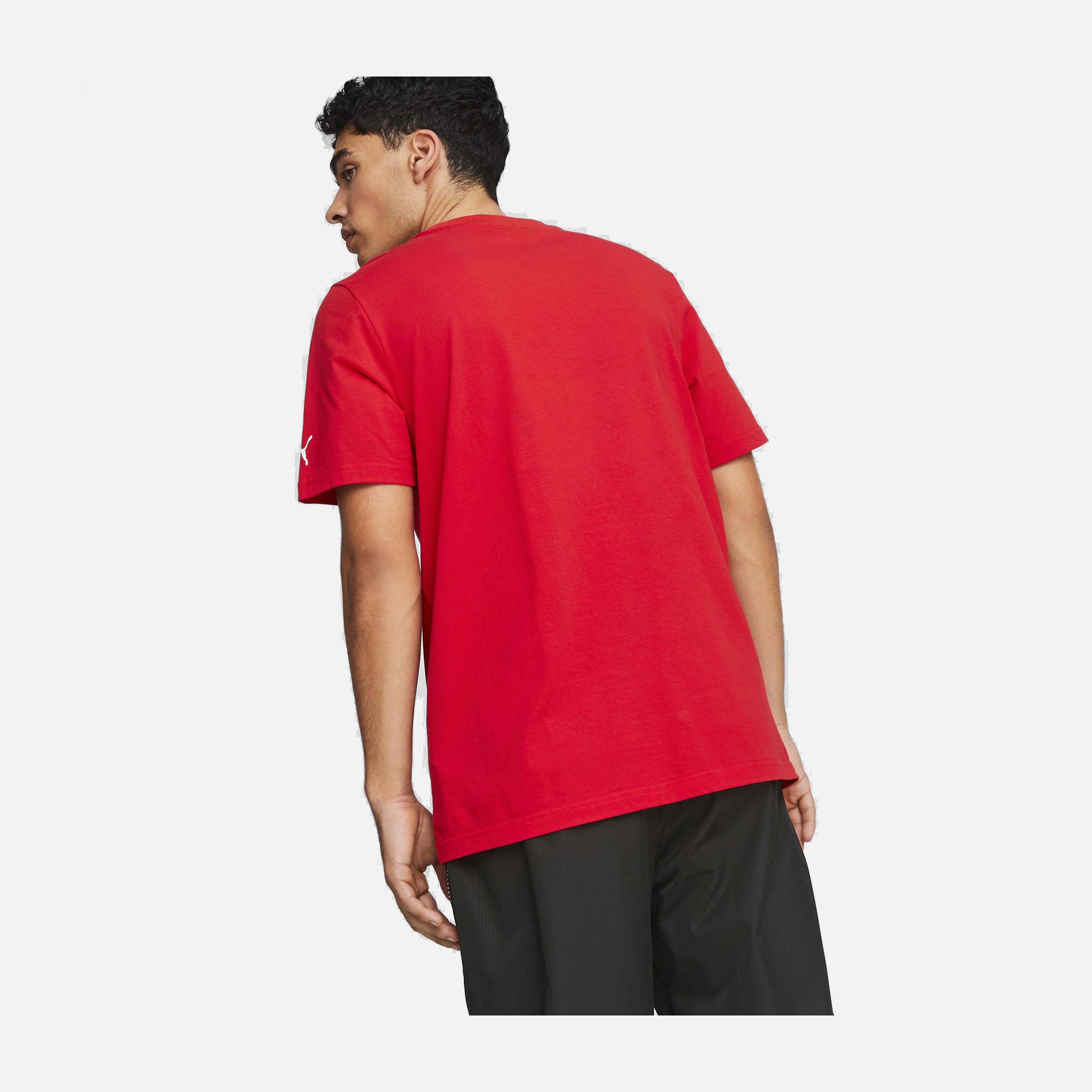 Puma Sportswear Ferrari Race Big Shield Short-Sleeve Erkek Tişört
