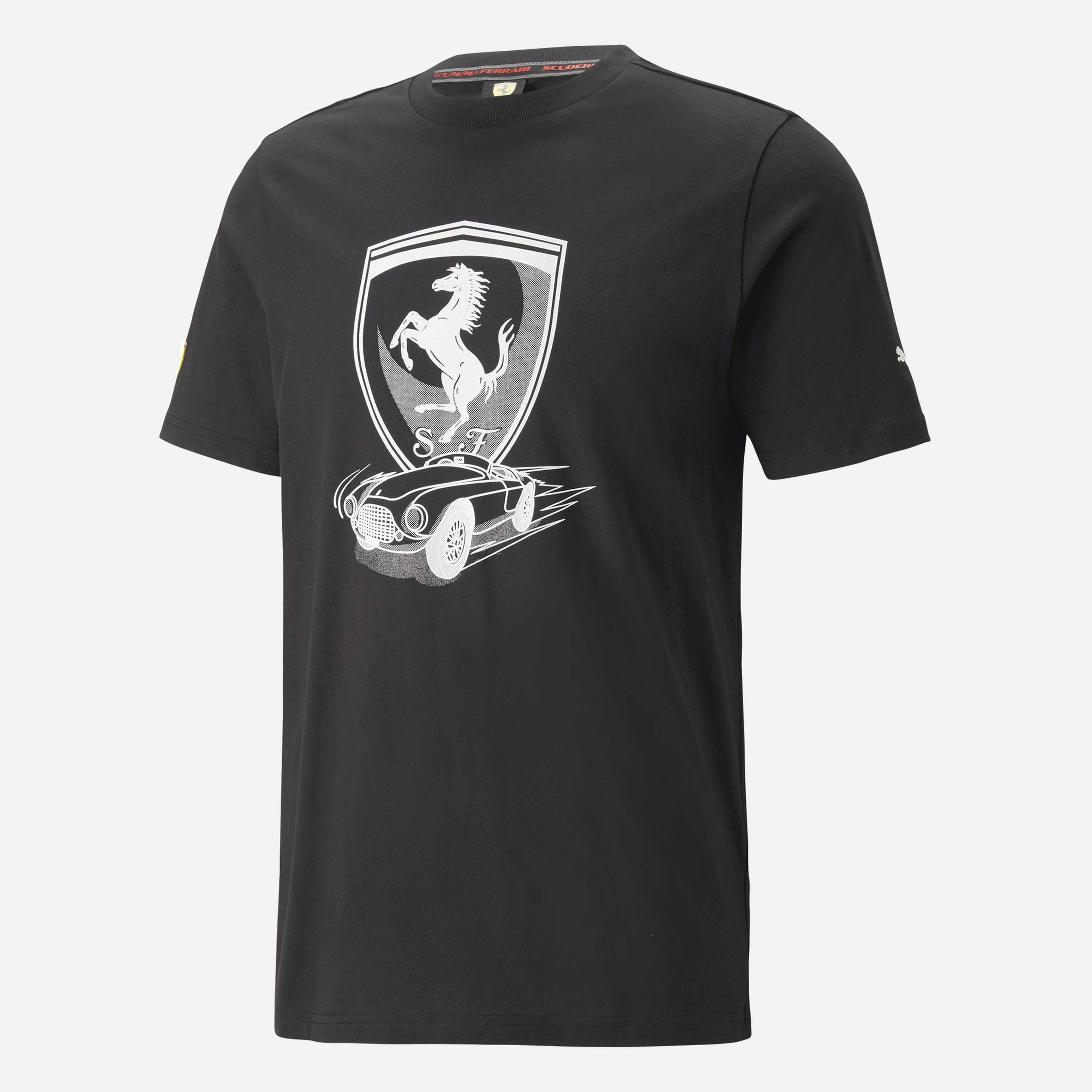 Puma Sportswear Ferrari Race Big Shield Short-Sleeve Erkek Tişört