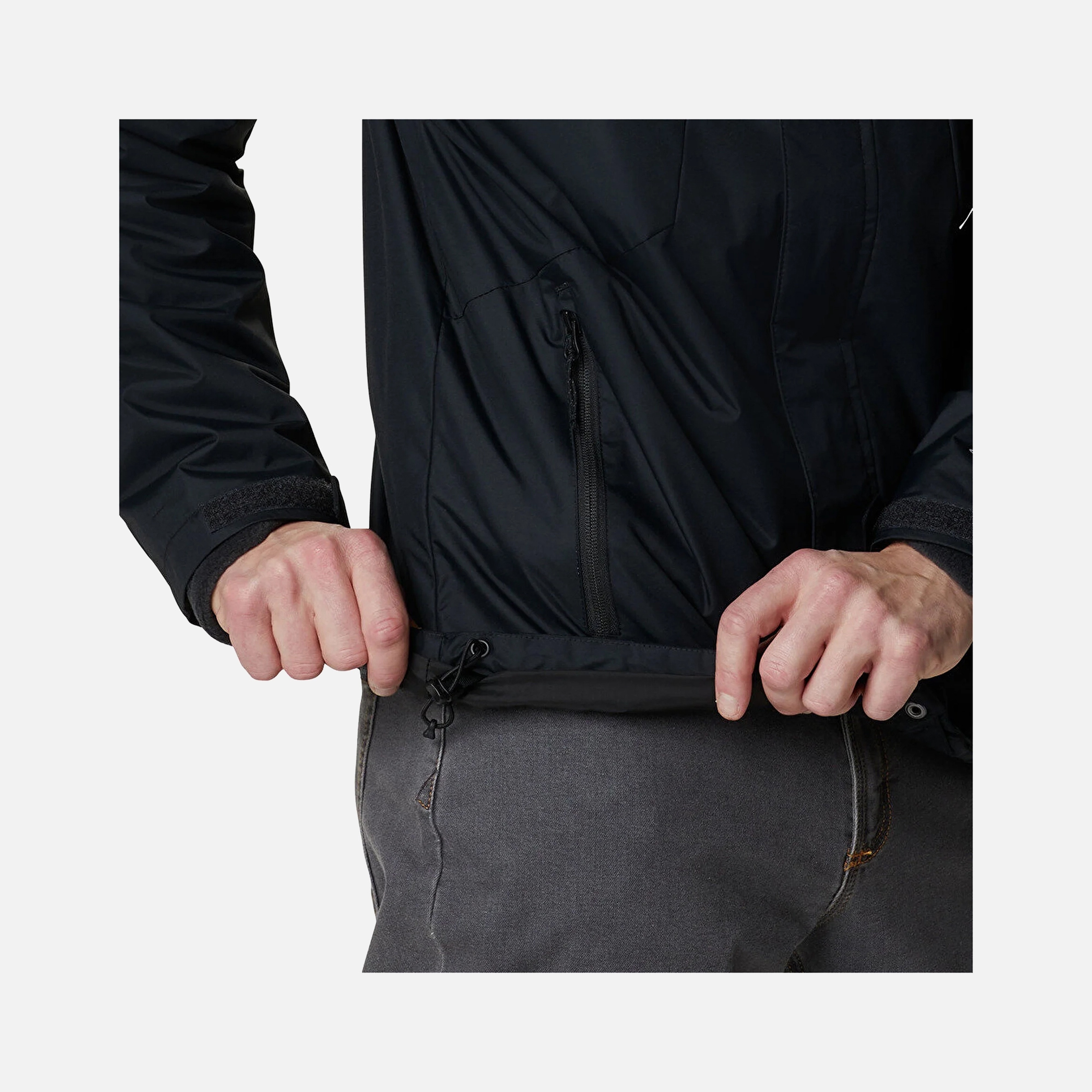 Columbia Tunnel Falls Interchange Two-Layer Design Full-Zip Hoodie Erkek Mont