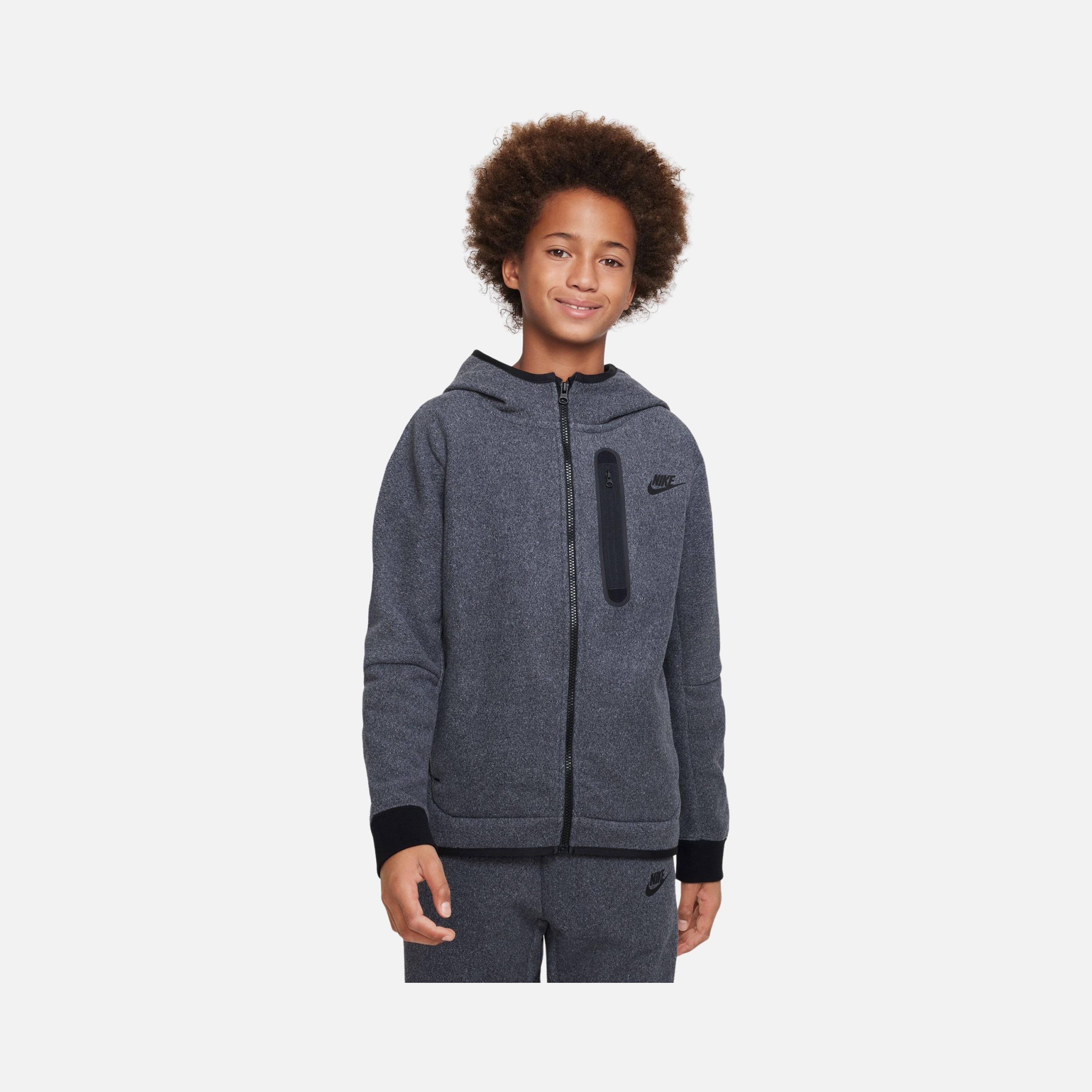 Nike Sportswear Tech Fleece Winterized Full-Zip Hoodie (Boys') Çocuk Sweatshirt