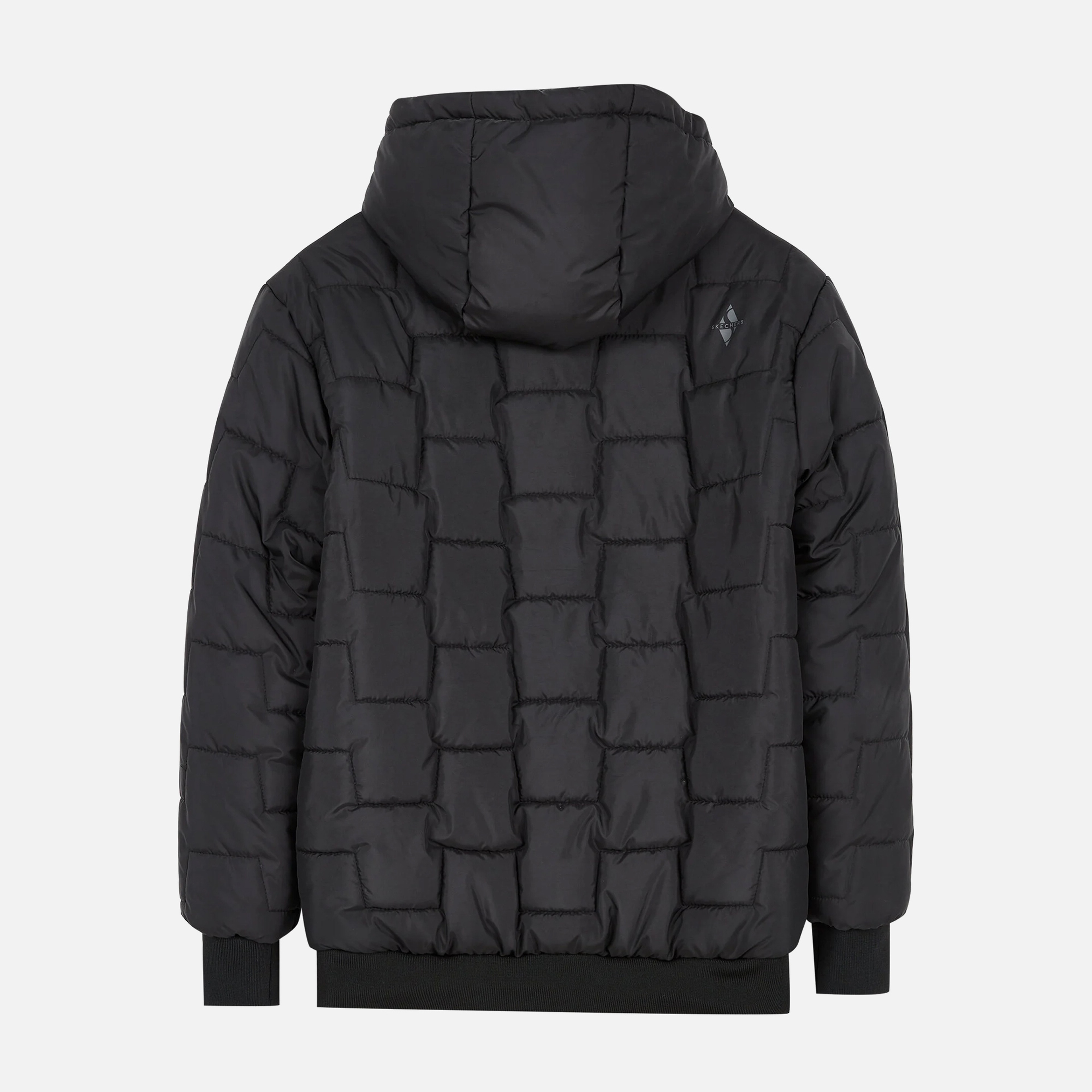 Skechers Outerwear Padded Full-Zip Hoodie Erkek Mont