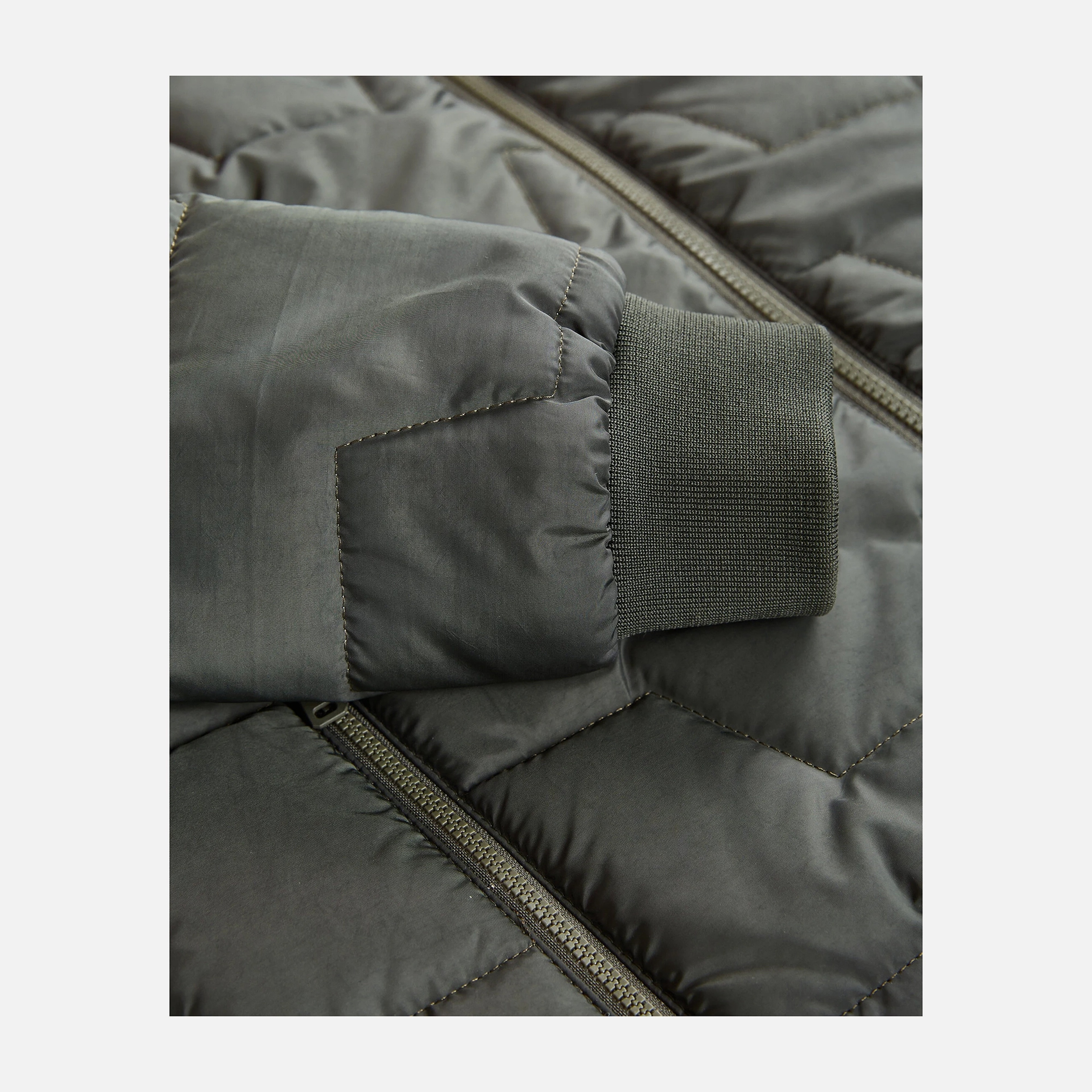 Skechers Outerwear Padded Full-Zip Hoodie Erkek Mont