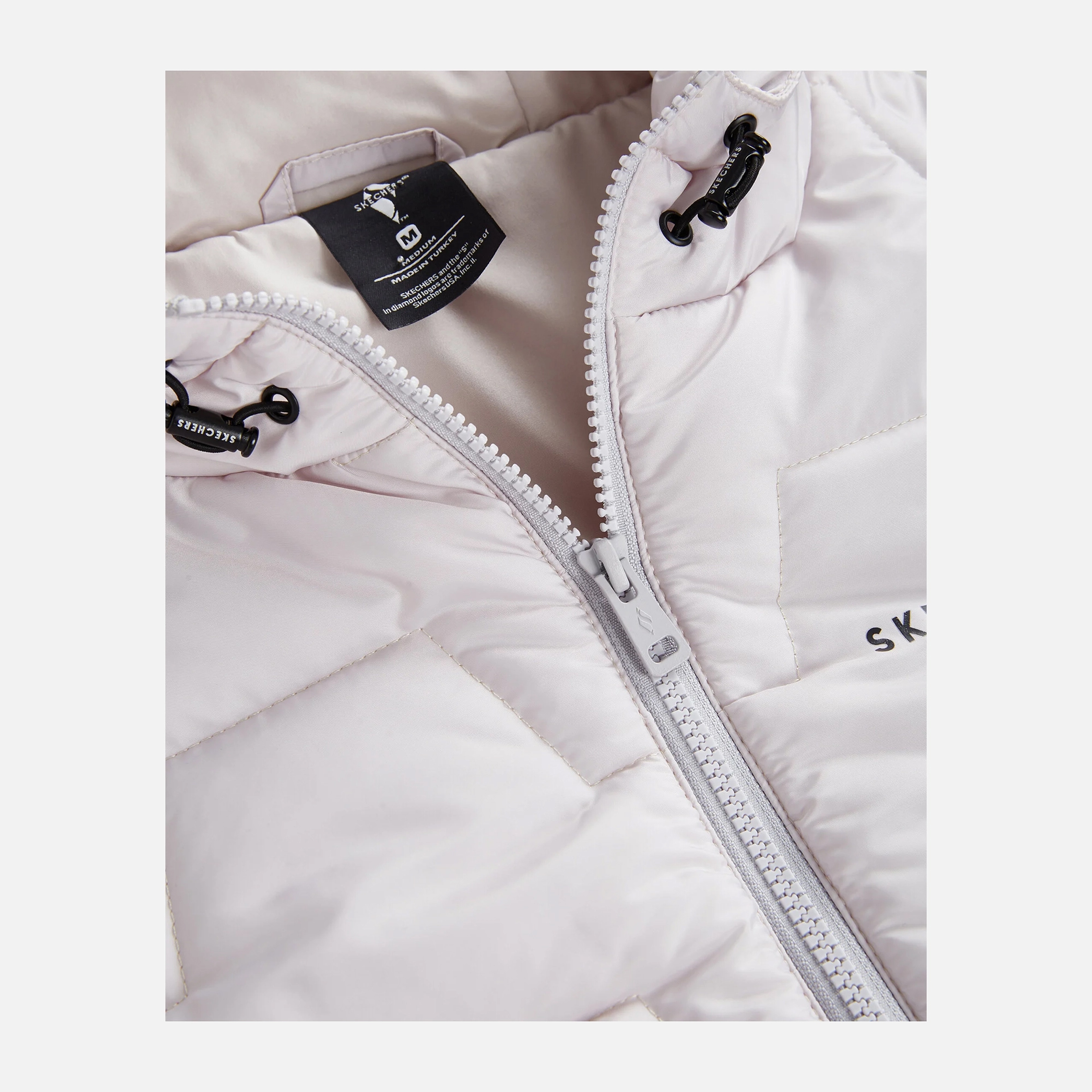 Skechers Outerwear Padded Full-Zip Hoodie Erkek Mont