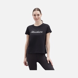 Skechers Sportswear Graphic Shiny Logo Short-Sleeve Kadın Tişört