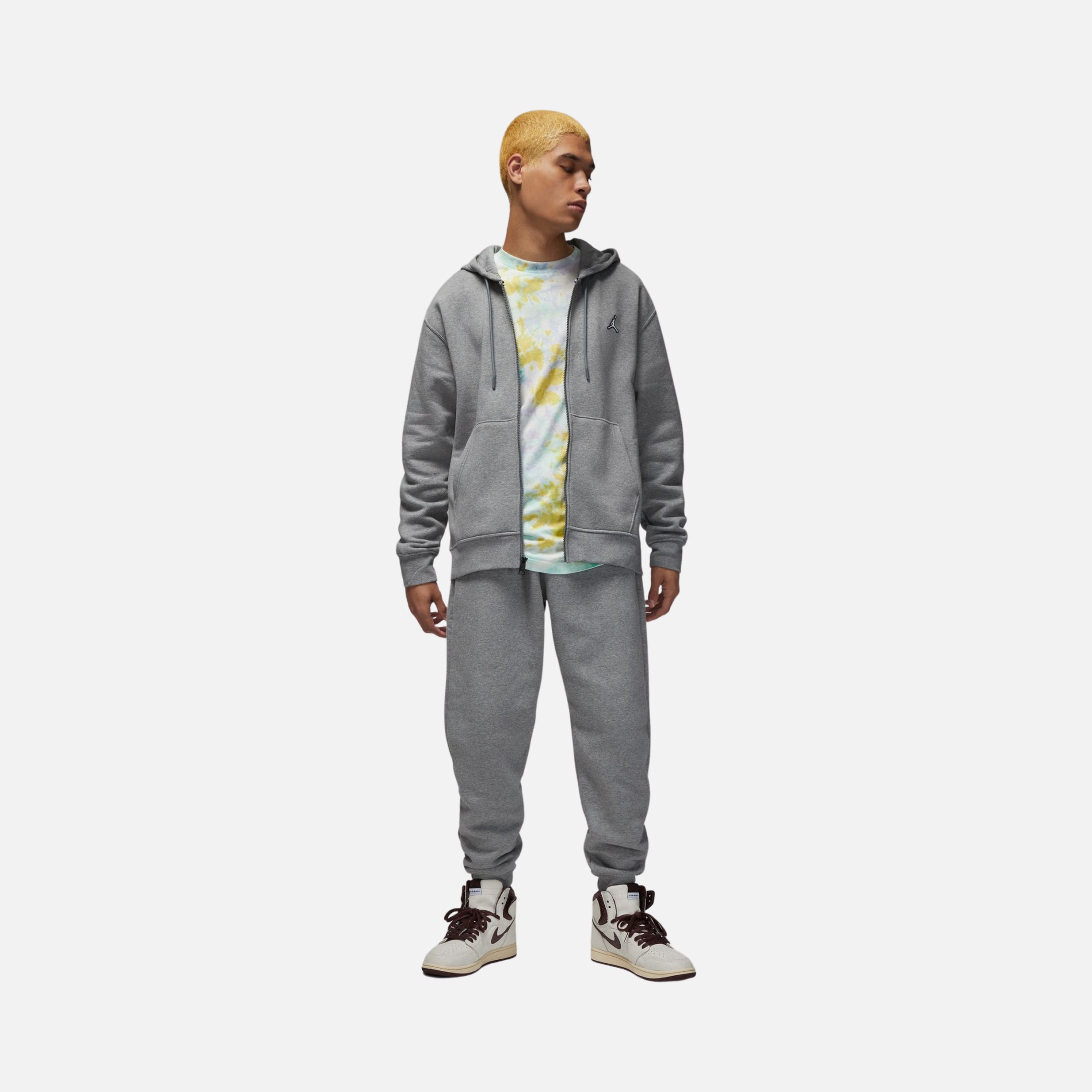 Nike Jordan Brooklyn Fleece Full-Zip Hoodie Erkek Sweatshirt