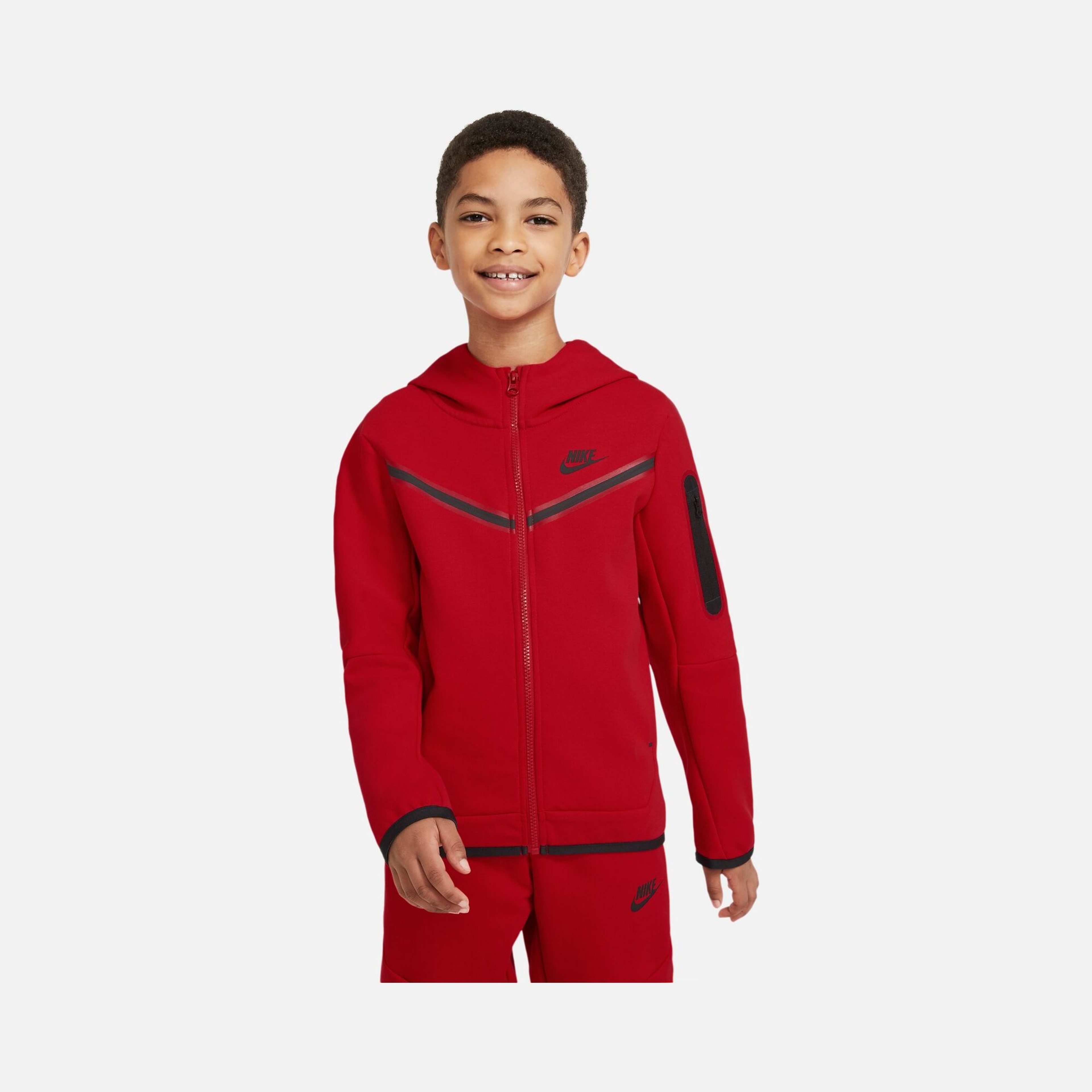 Nike Sportswear Tech Fleece Full-Zip Hoodie (Boys') Çocuk Sweatshirt