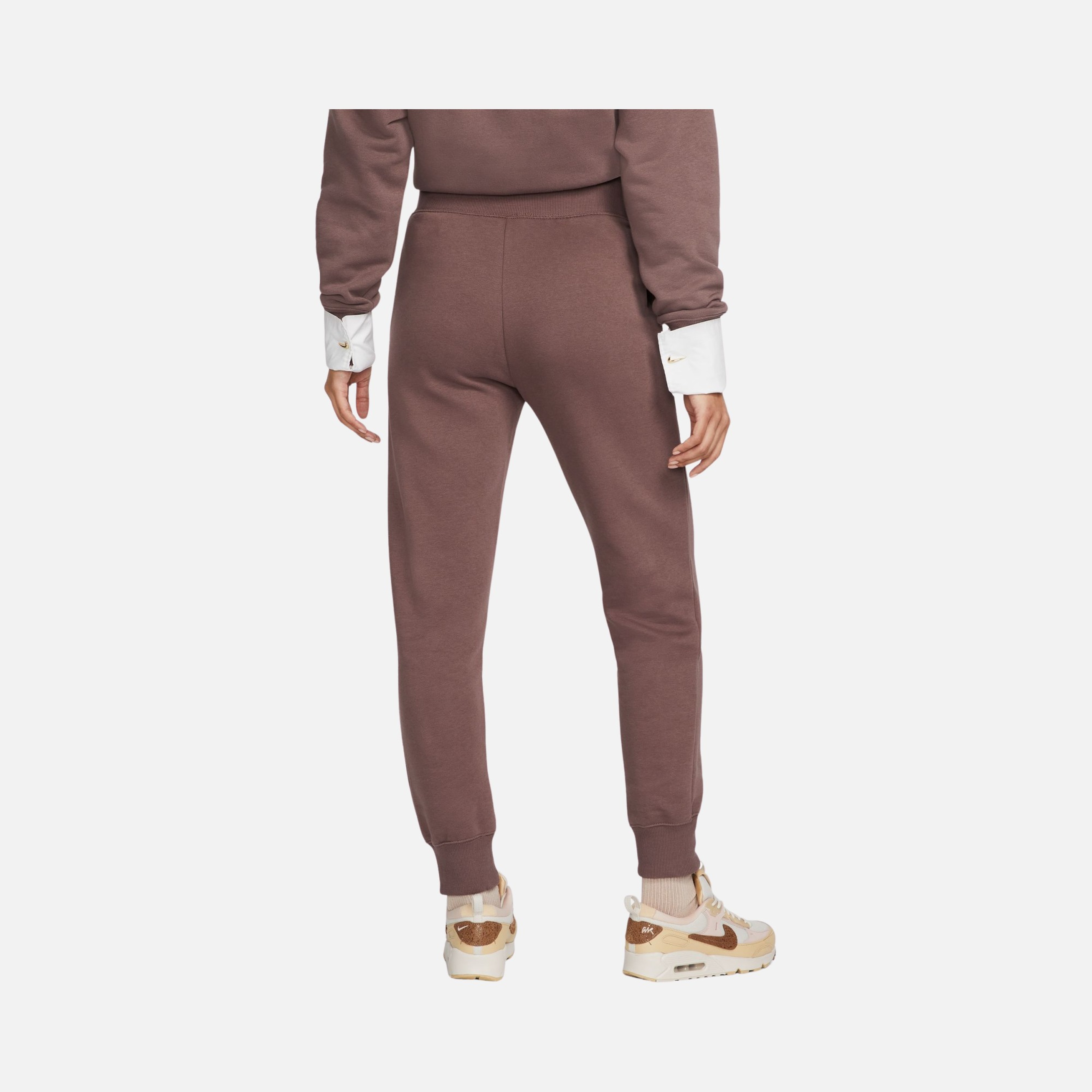 Nike Sportswear Gel-Midi Swoosh Phoenix Fleece High-Waisted Kadın Eşofman Altı
