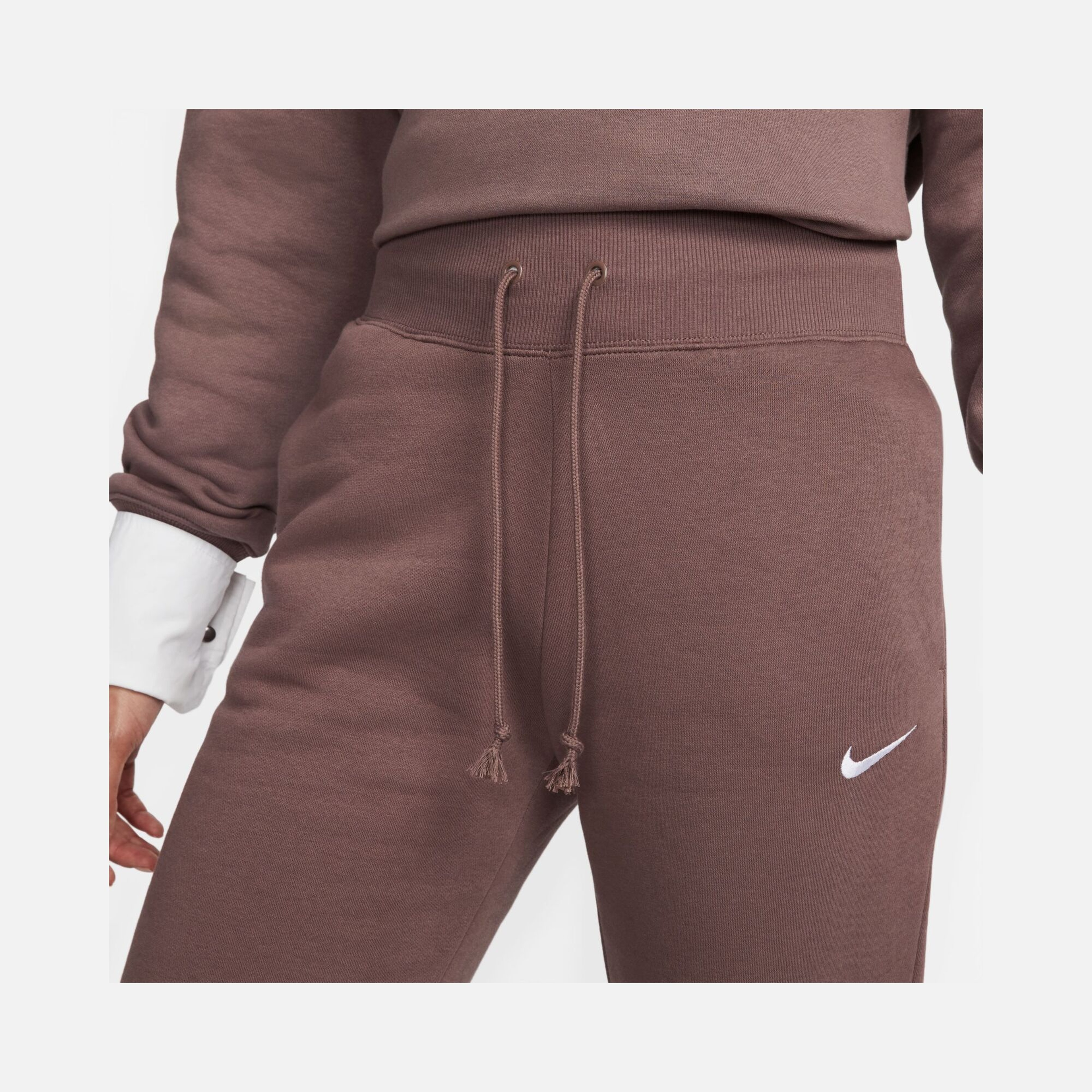 Nike Sportswear Gel-Midi Swoosh Phoenix Fleece High-Waisted Kadın Eşofman Altı