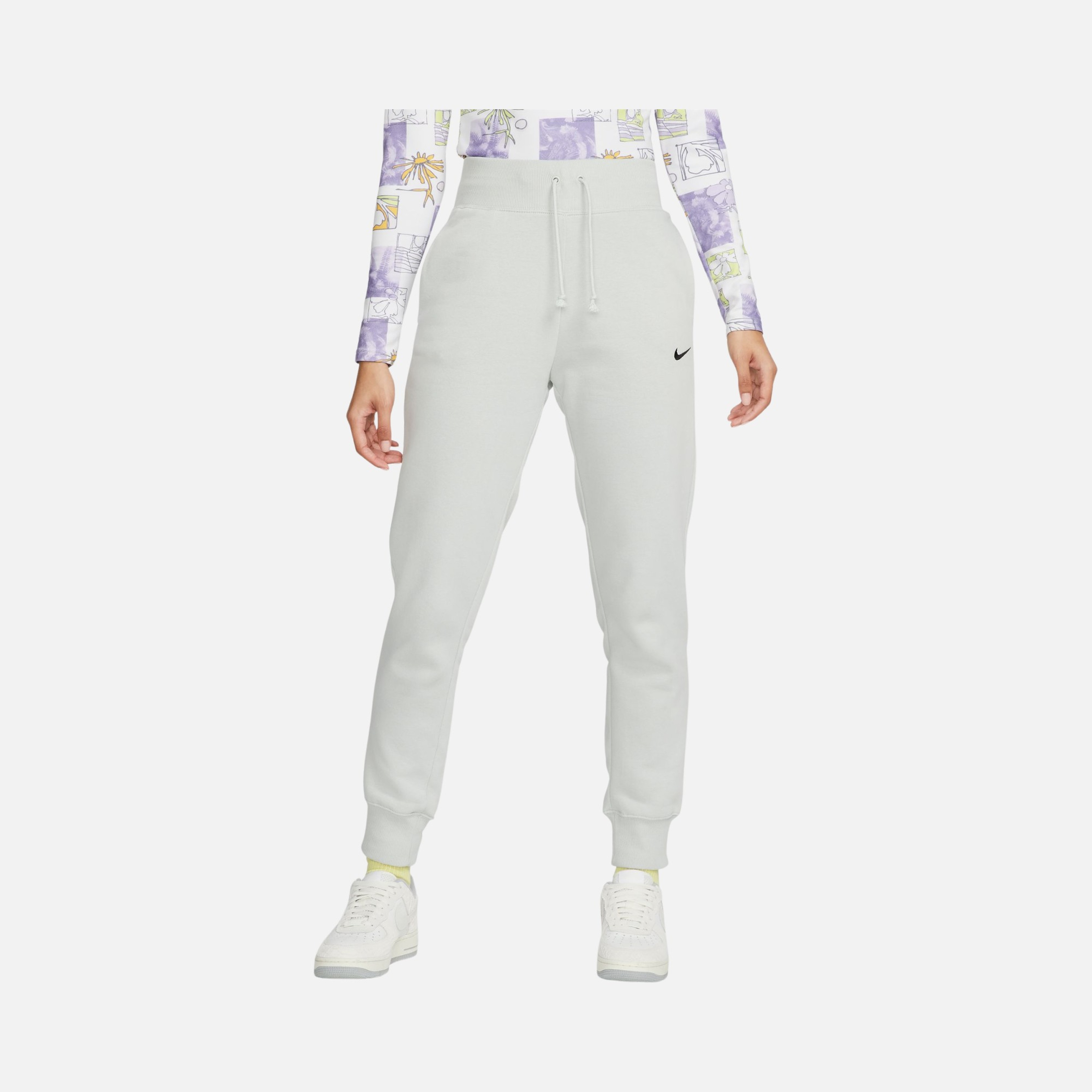 Nike Sportswear Gel-Midi Swoosh Phoenix Fleece High-Waisted Kadın Eşofman Altı