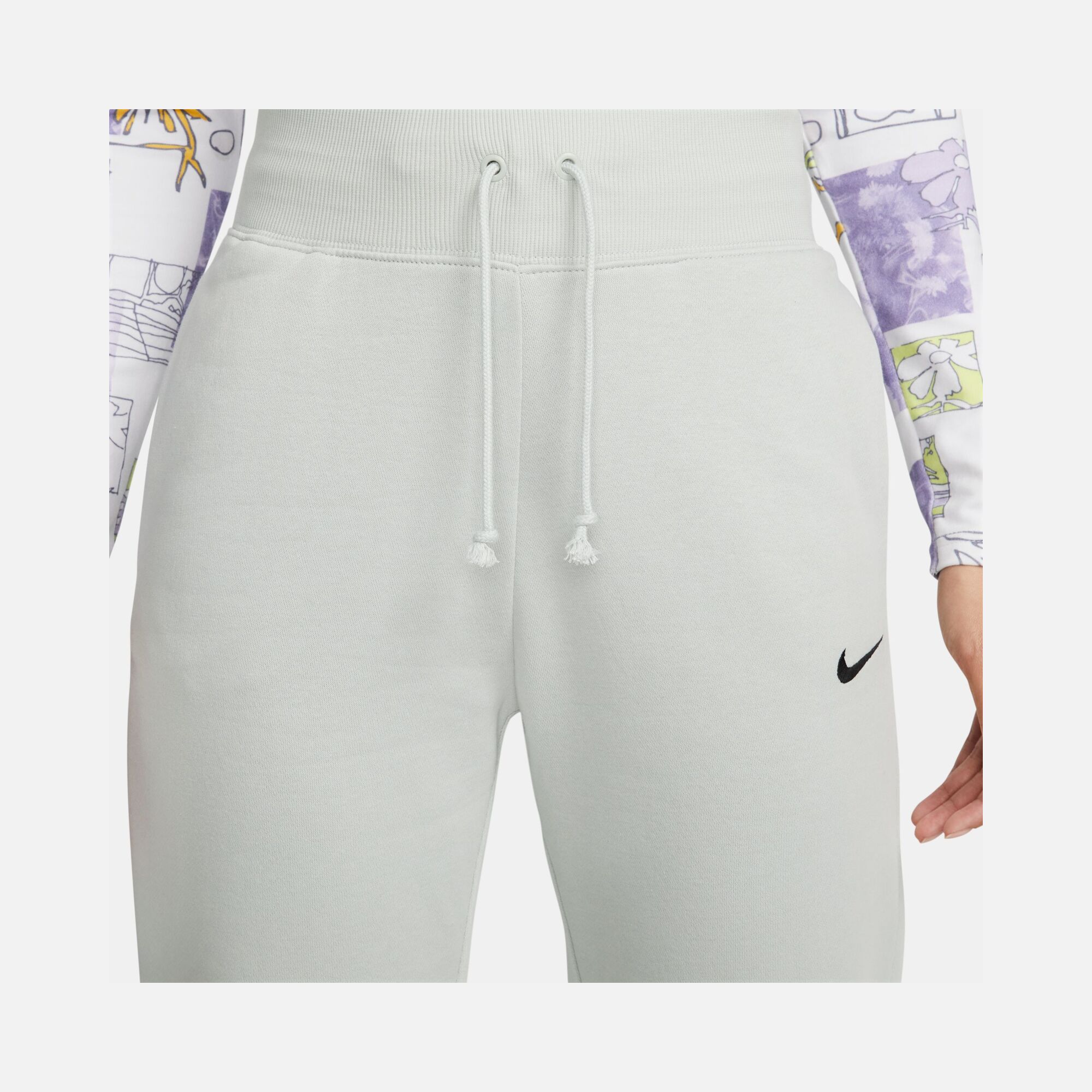 Nike Sportswear Gel-Midi Swoosh Phoenix Fleece High-Waisted Kadın Eşofman Altı