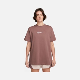 Nike Sportswear Gel-Midi Swoosh Graphic Boyfriend Short-Sleeve Kadın Tişört