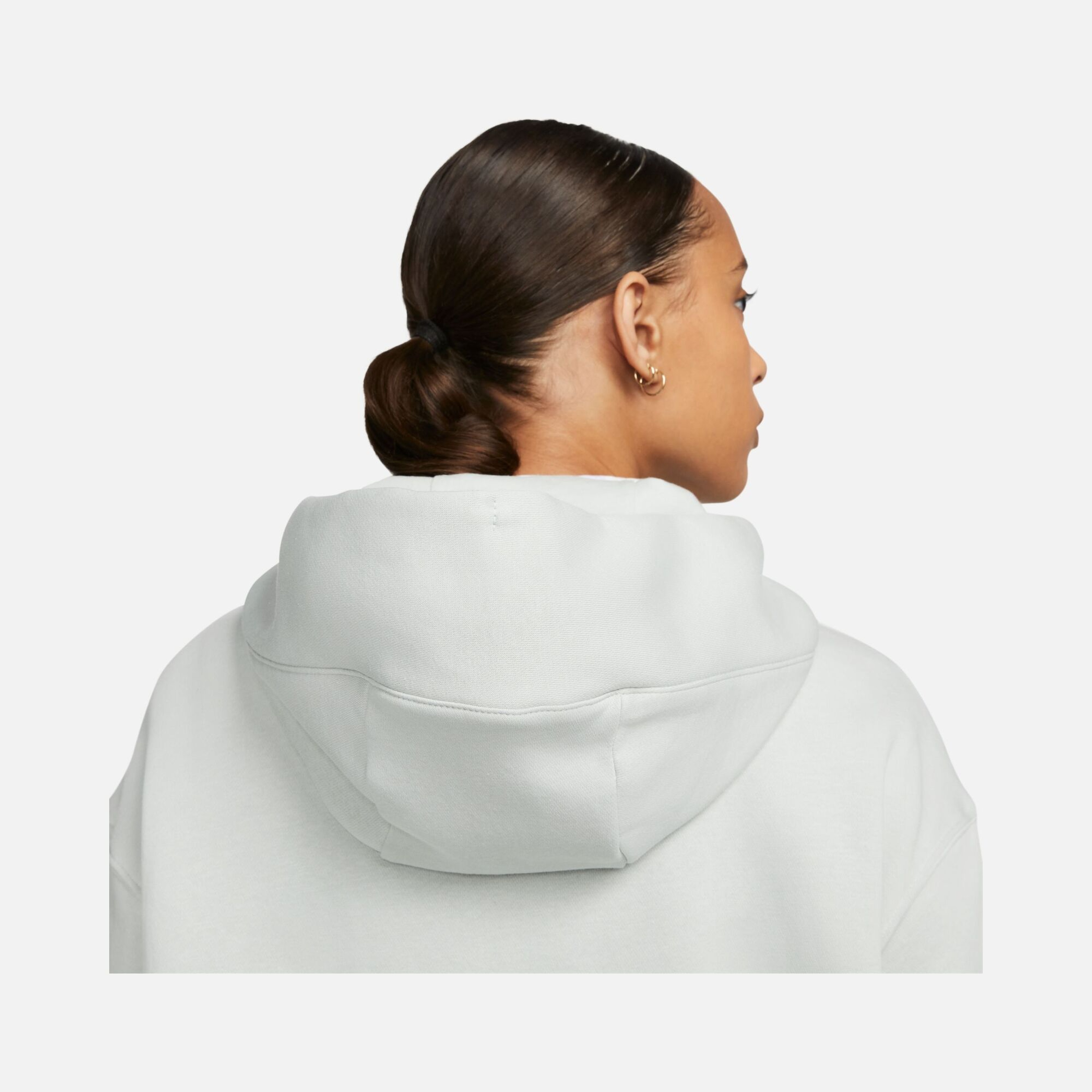 Nike Sportswear Gel-Midi Swoosh Oversized Fleece Pullover Hoodie Kadın Sweatshirt
