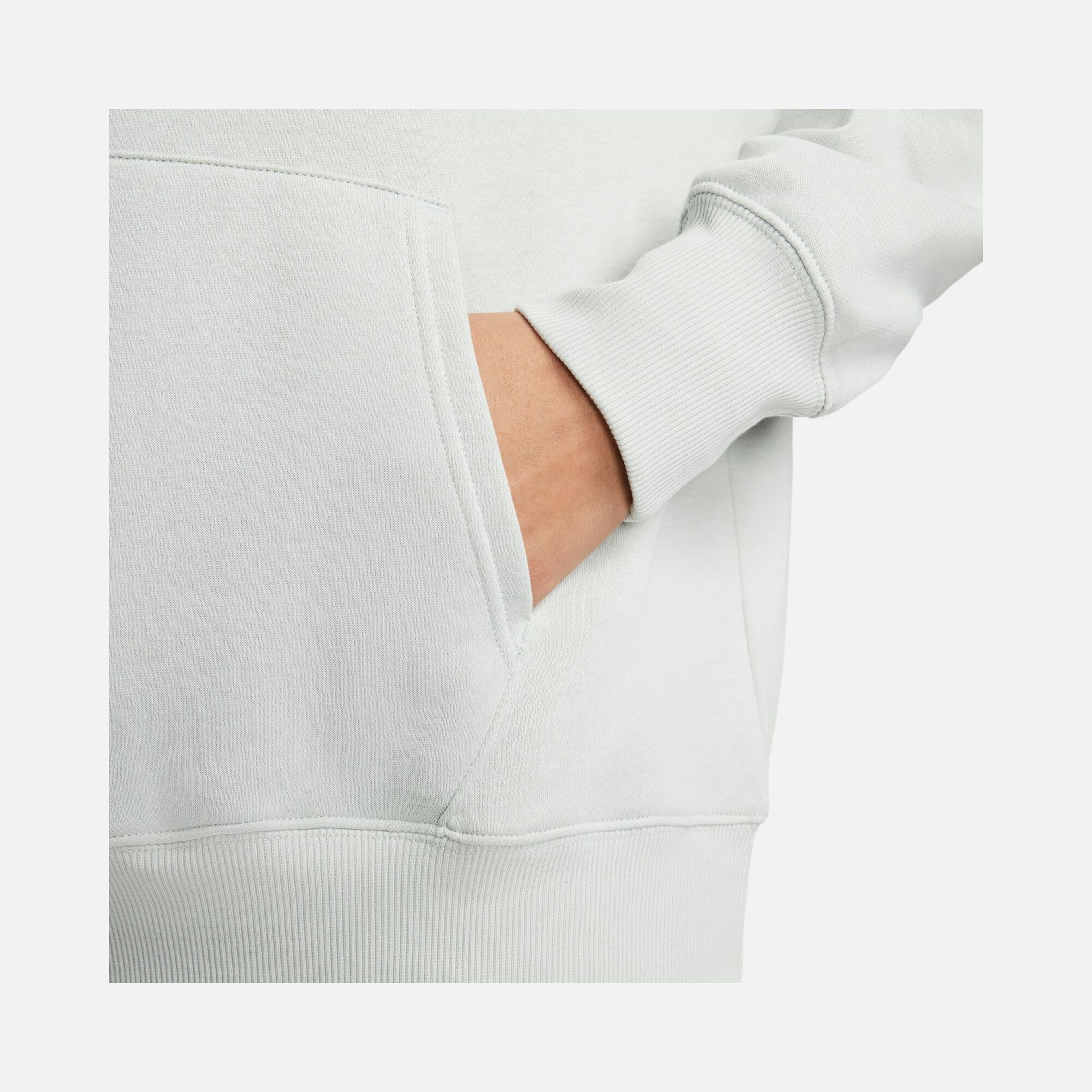 Nike Sportswear Gel-Midi Swoosh Oversized Fleece Pullover Hoodie Kadın Sweatshirt