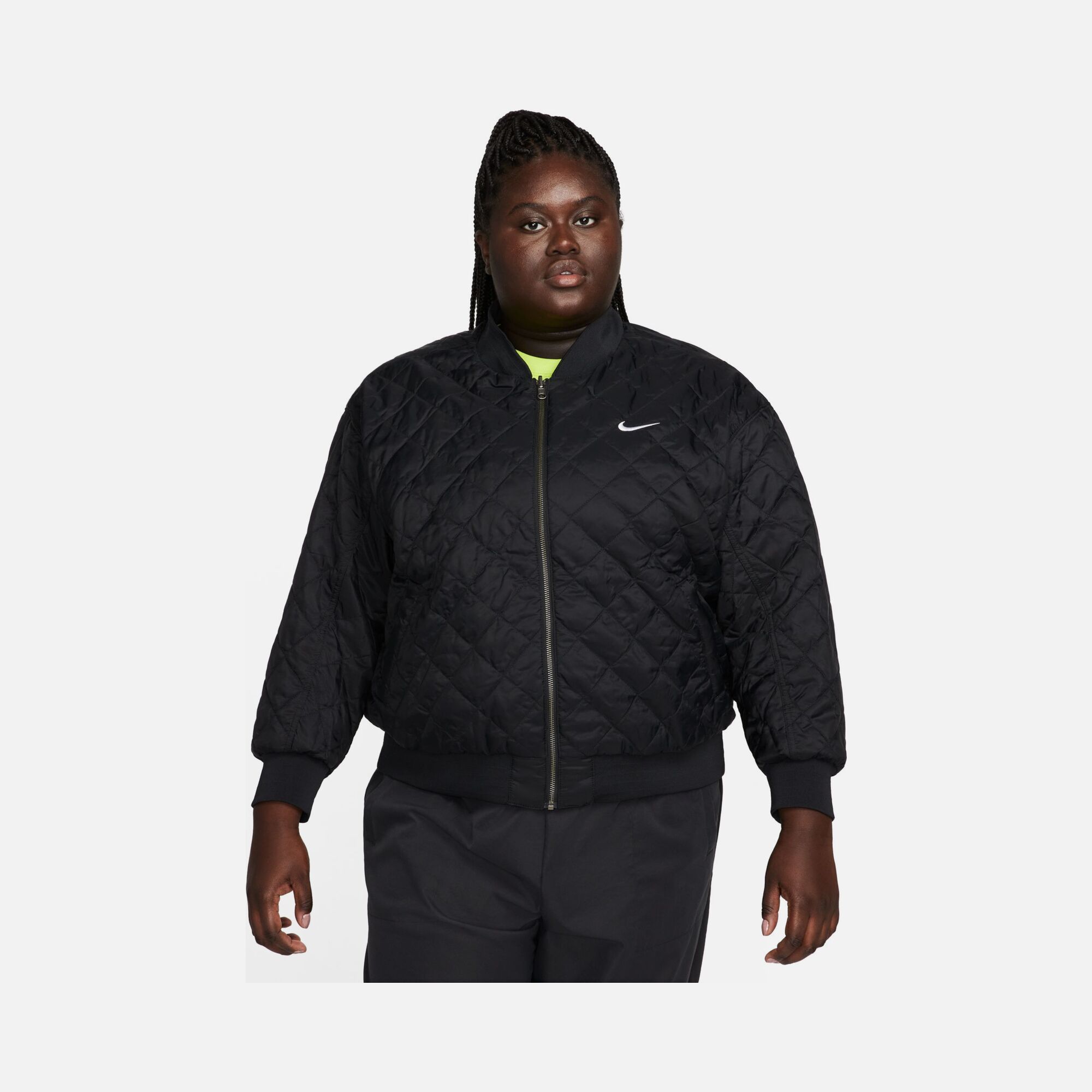 Nike Sportswear Reversible Varsity Bomber Full-Zip (Plus Size) Kadın Ceket