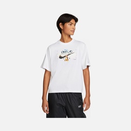 Nike Sportswear ''Jelly & Metallic Graphics'' 2 Boxy Short-Sleeve Kadın Tişört