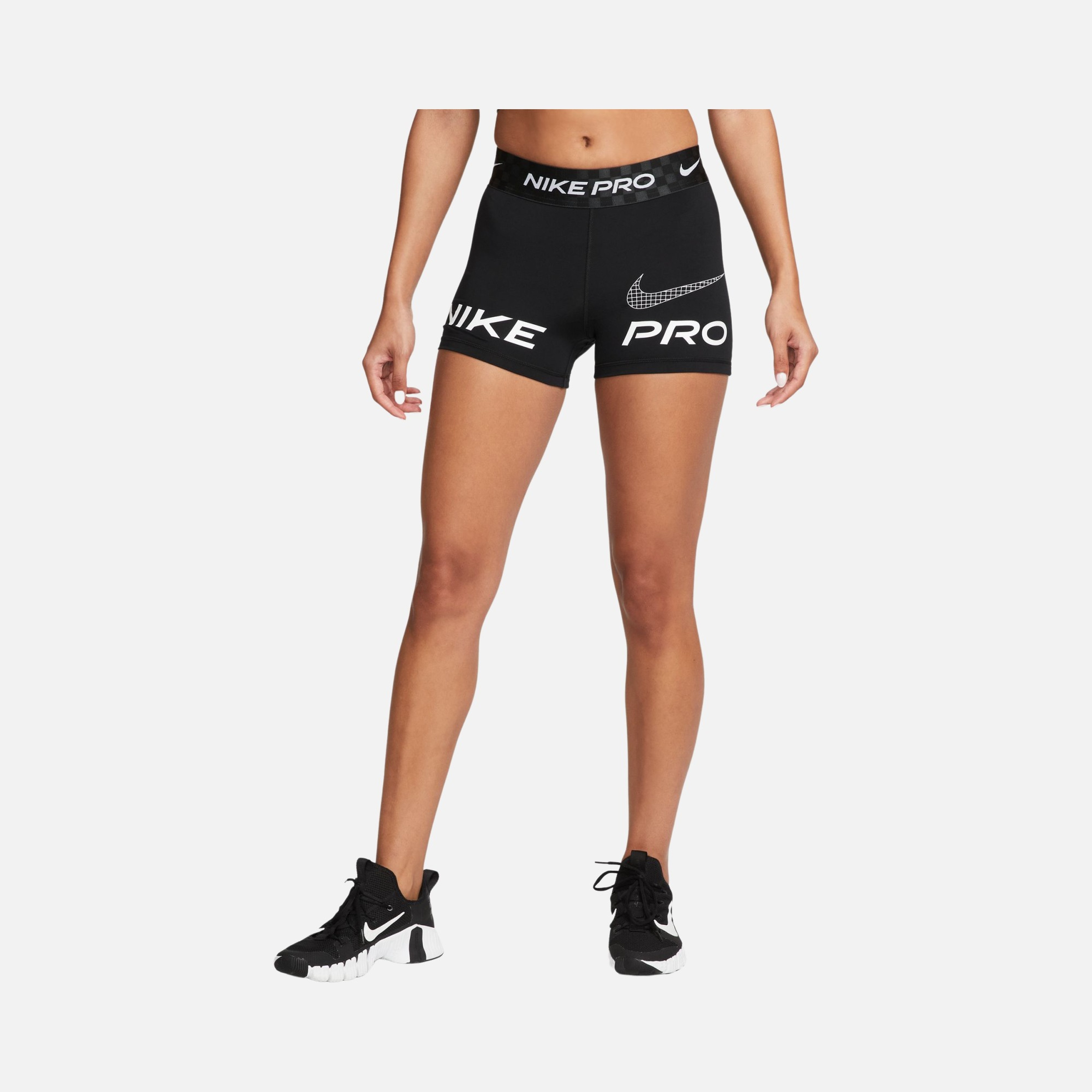 Nike Pro Dri-Fit Mid-Rise 8cm (approx.) Graphic Training Kadın Şort