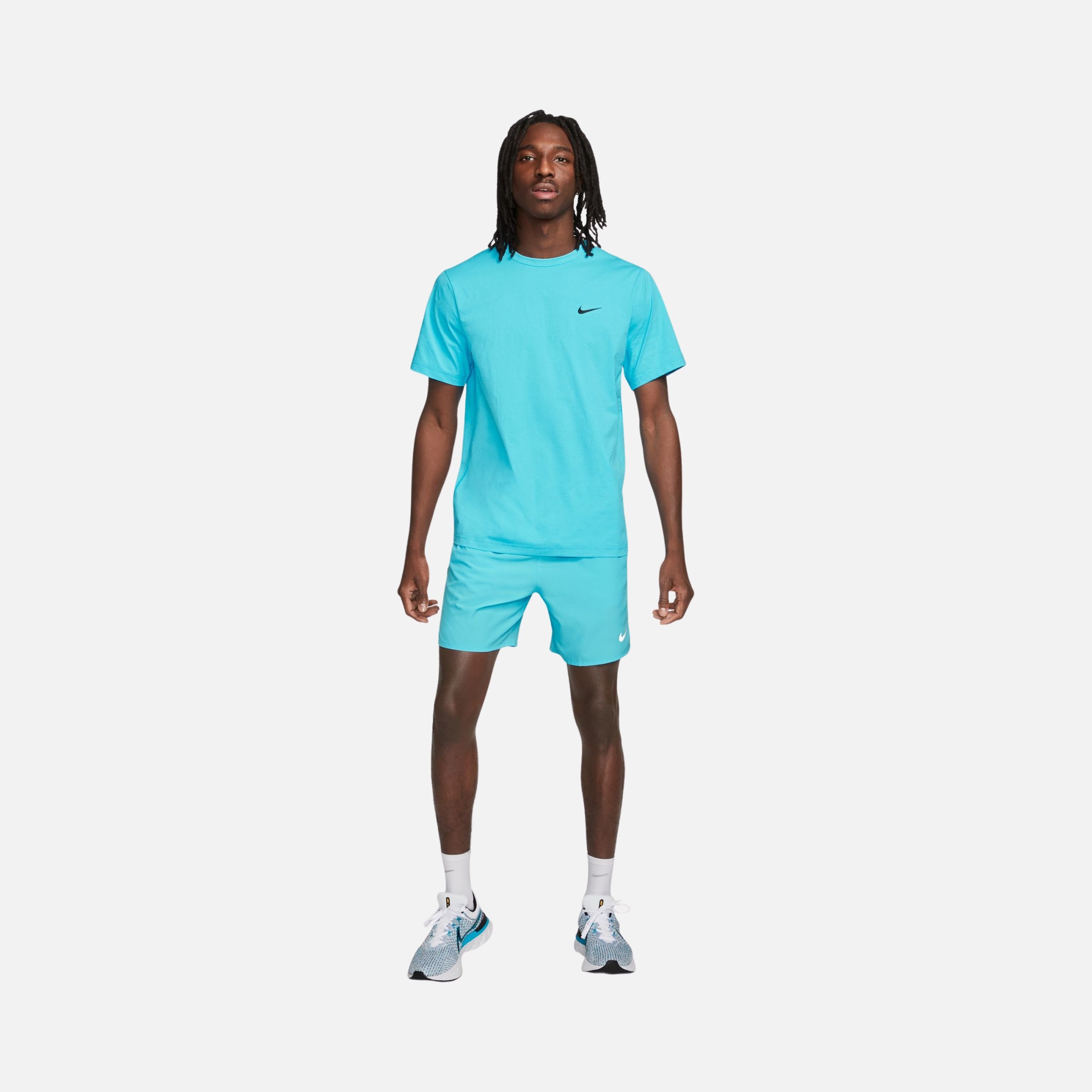 Nike Dri-Fit UV Hyverse Versatile Fitness Training Short-Sleeve Erkek Tişört