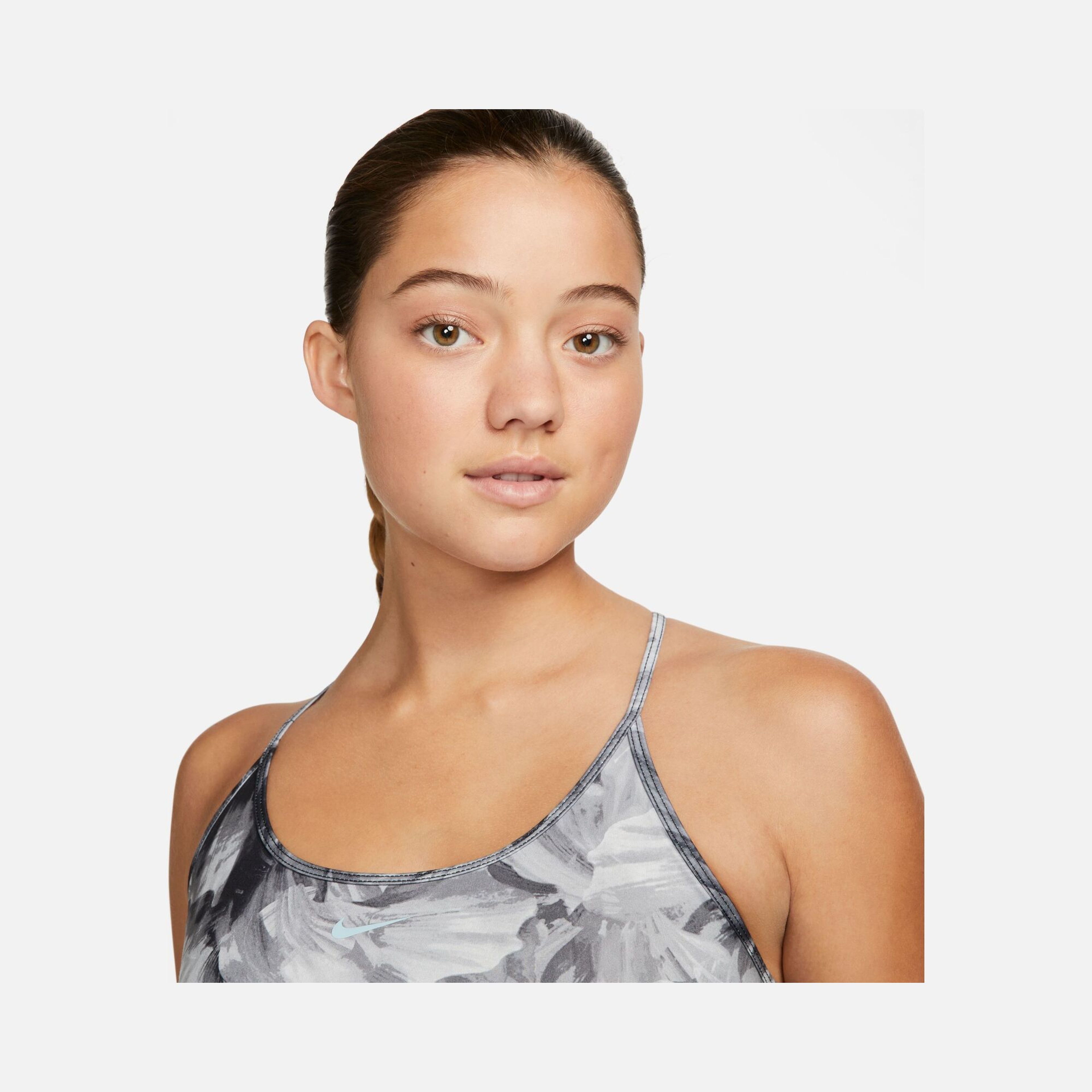 Nike Dri-Fit One Cropped Printed Training Kadın Atlet