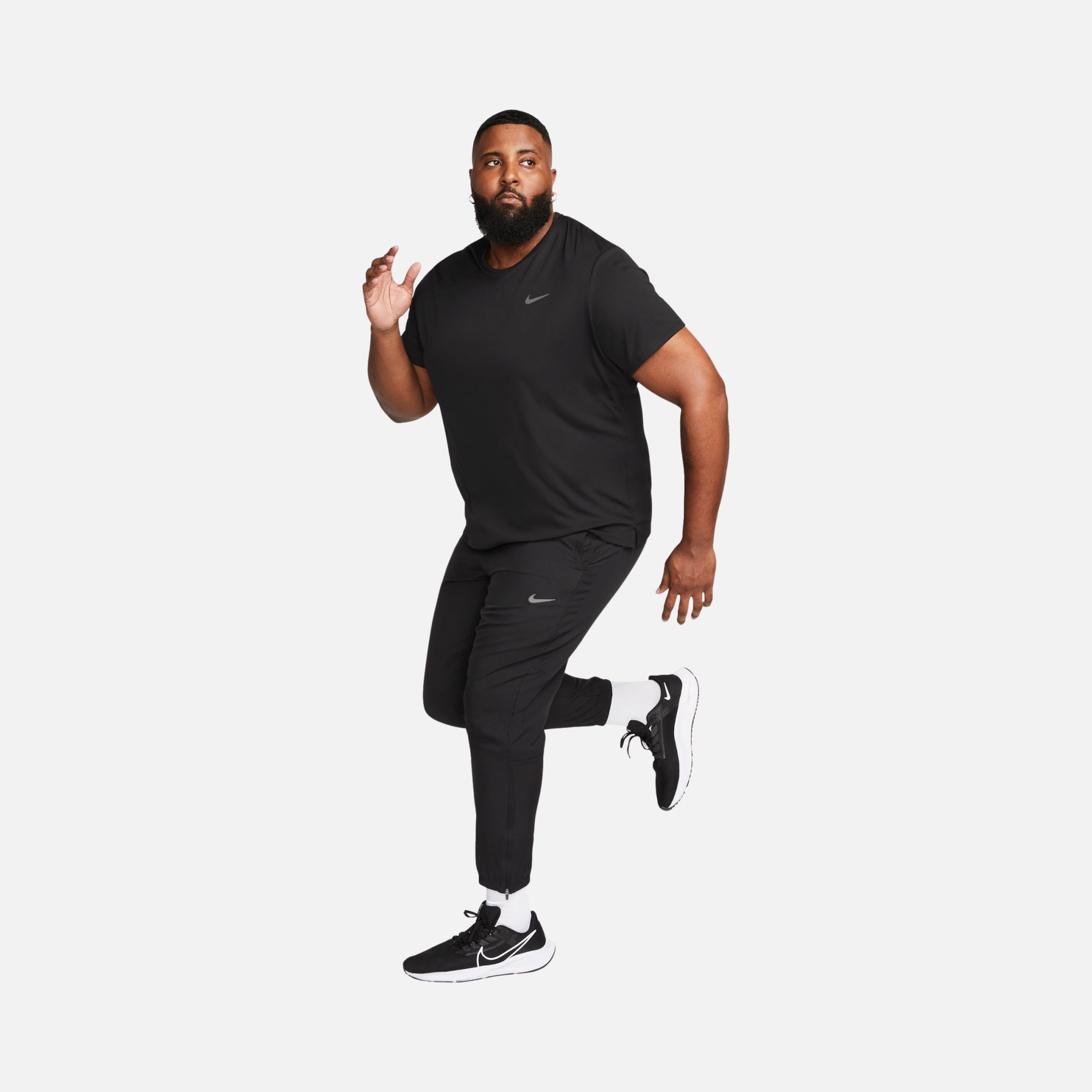 Nike Dri-Fit UV Miler Running Short-Sleeve Erkek Tişört