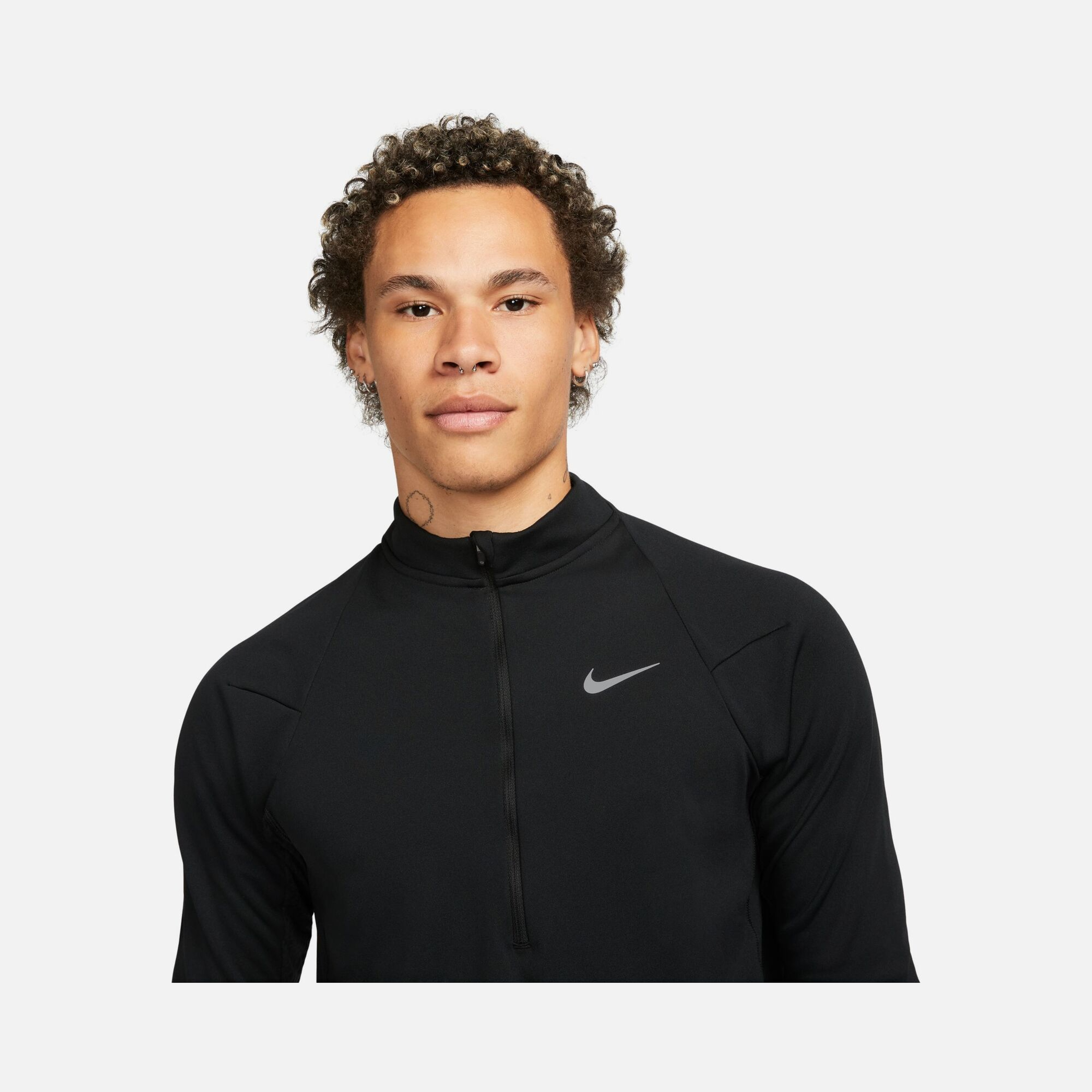 Nike Therma-Fit Run Division 1/2-Zip Running Long-Sleeve Erkek Tişört