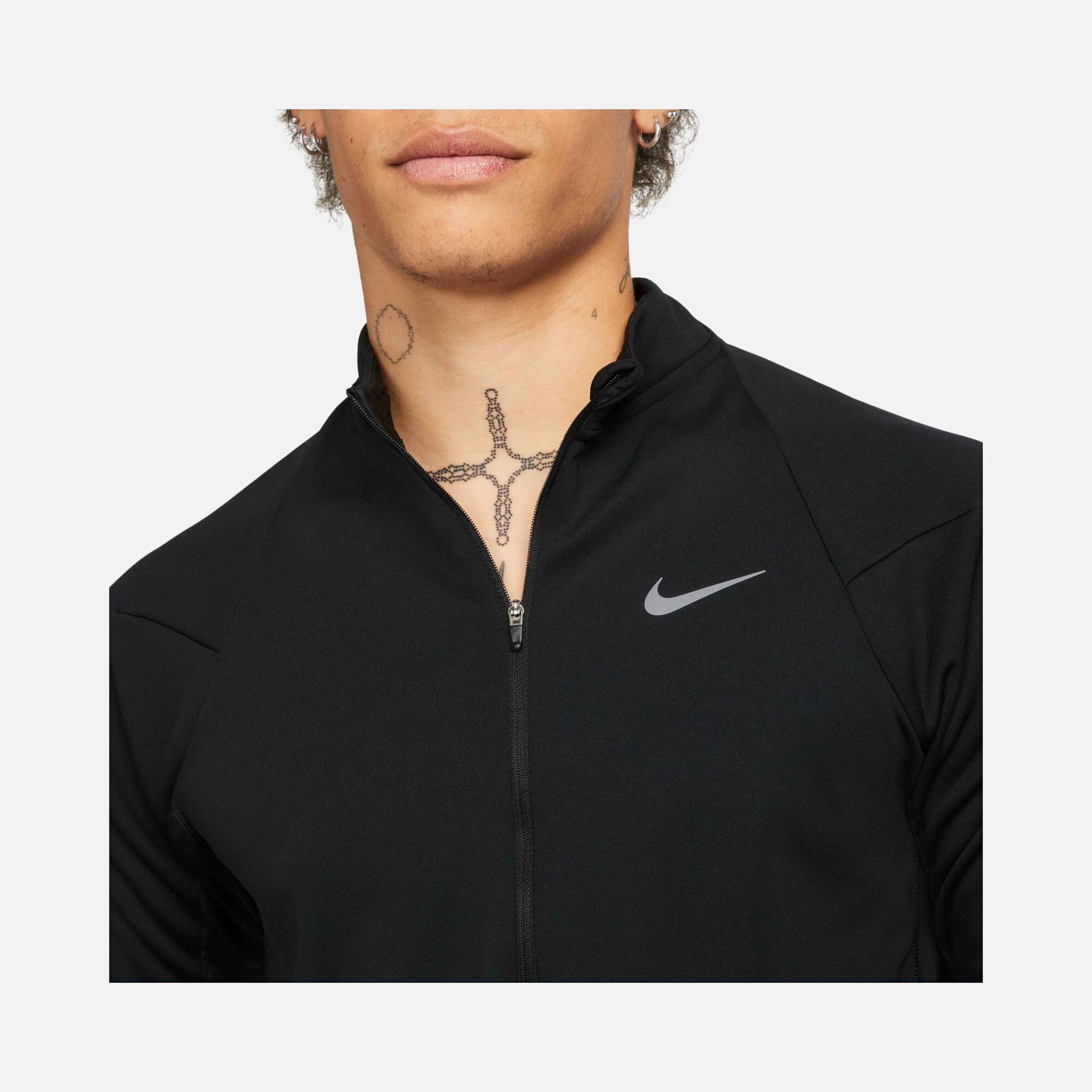Nike Therma-Fit Run Division 1/2-Zip Running Long-Sleeve Erkek Tişört