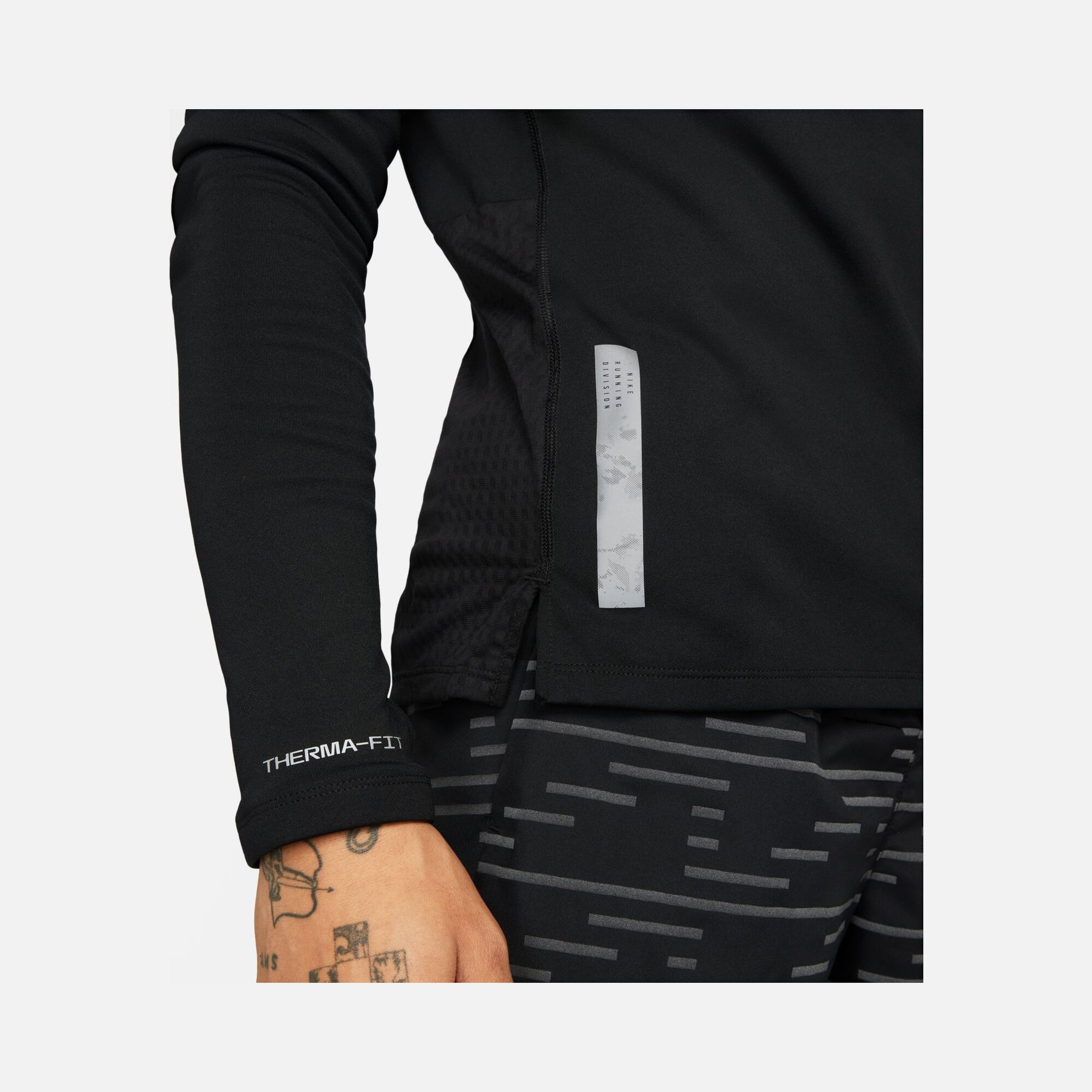 Nike Therma-Fit Run Division 1/2-Zip Running Long-Sleeve Erkek Tişört