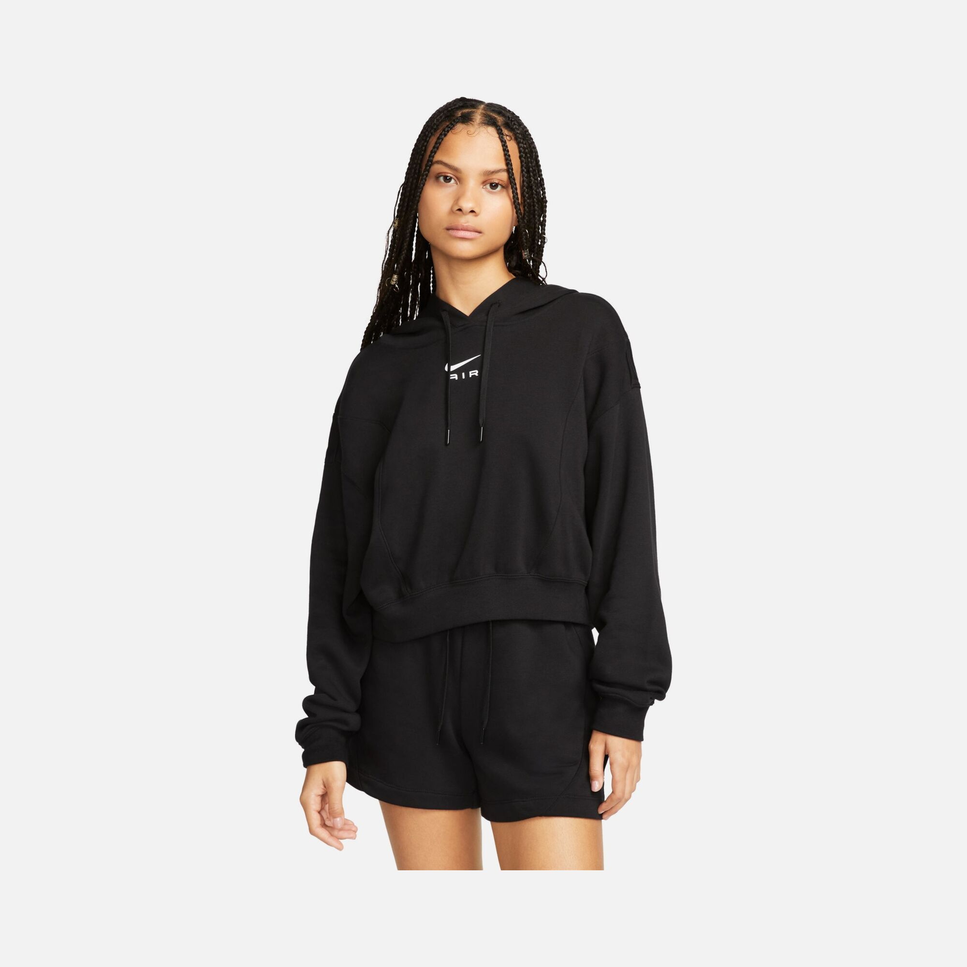 Nike Sportswear Air Oversized Crop Fleece Hoodie Kadın Sweatshirt