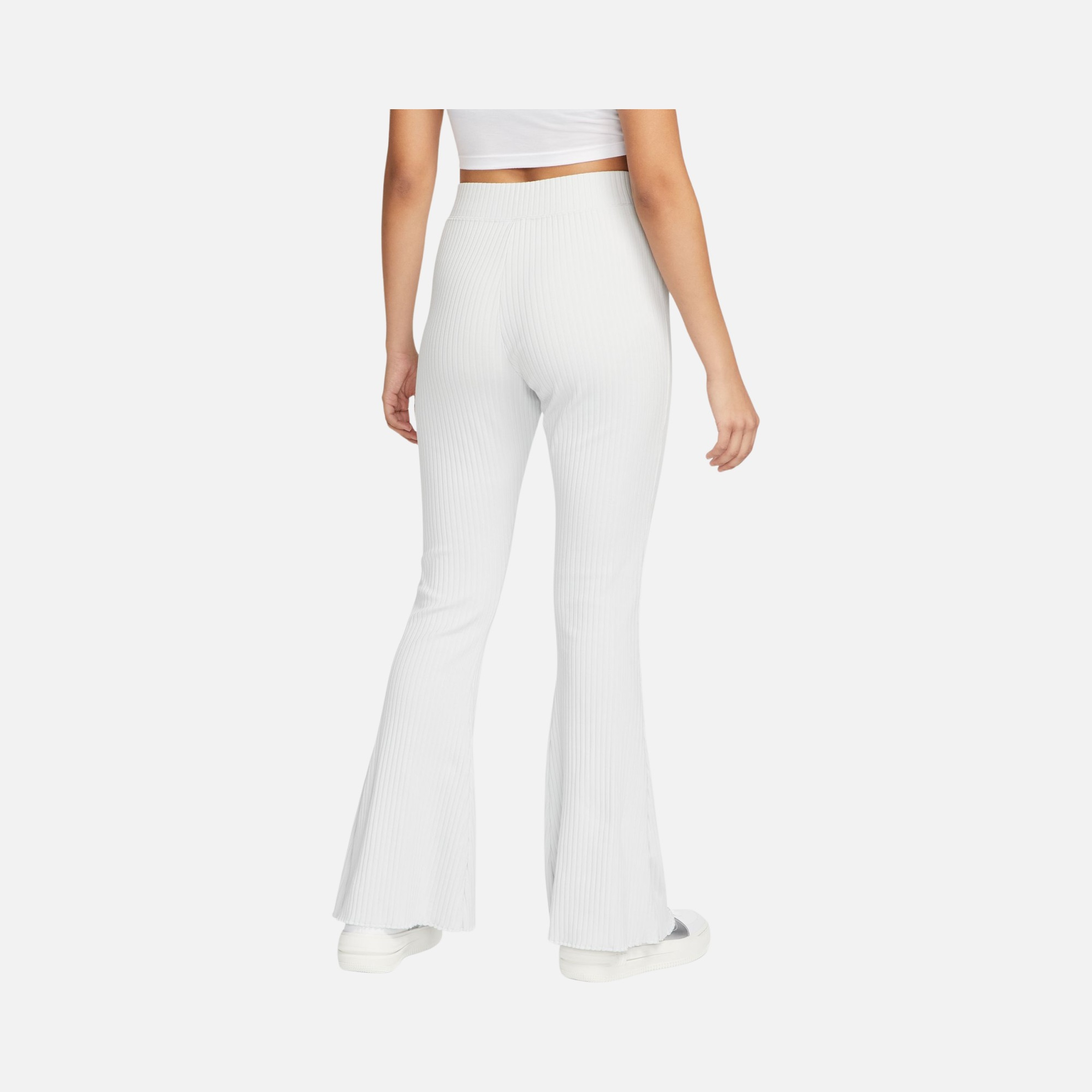 Nike Sportswear High-Waisted Wide Leg Ribbed Kadın Eşofman Altı