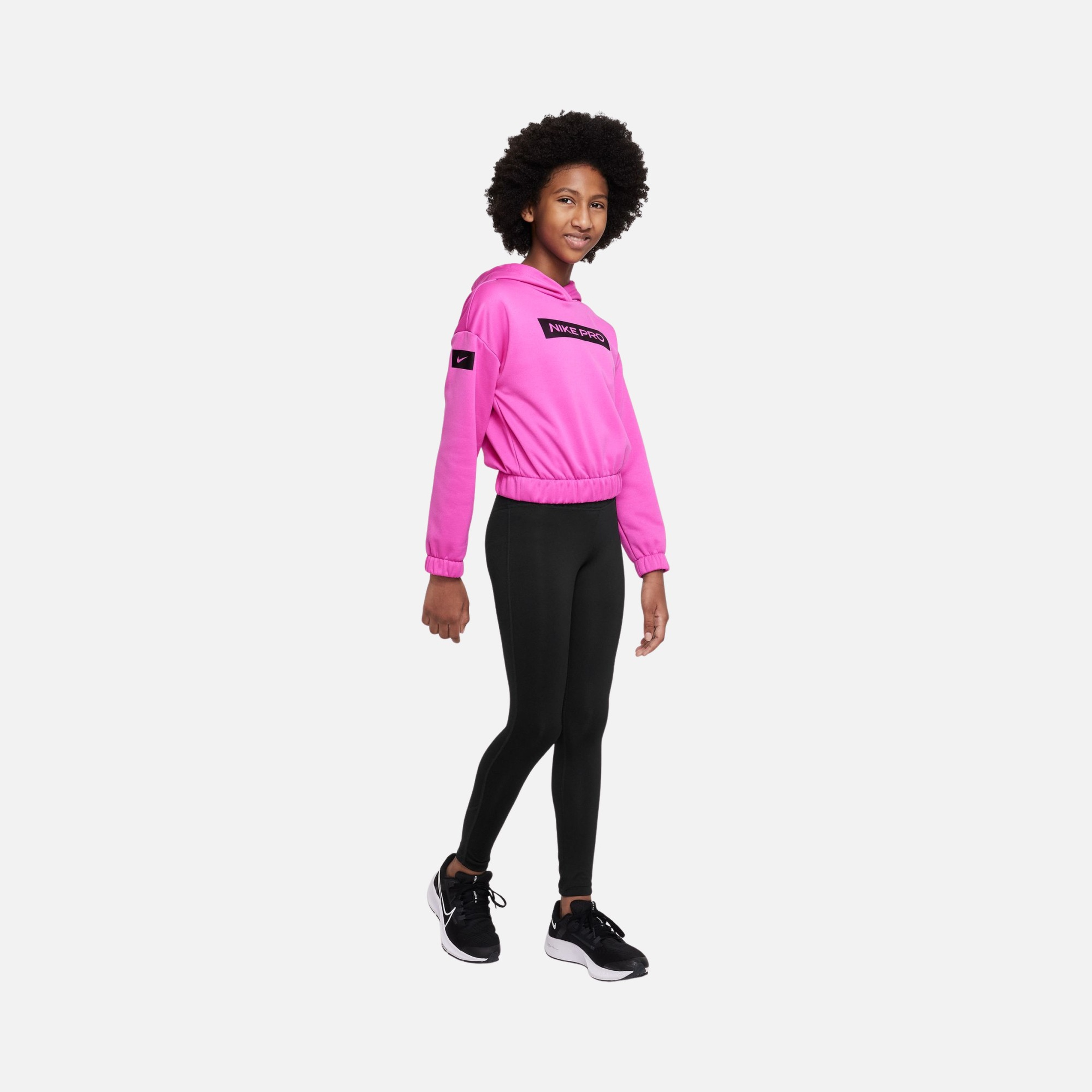 Nike Pro Therma-Fit Pullover Training Hoodie (Girls') Çocuk Sweatshirt