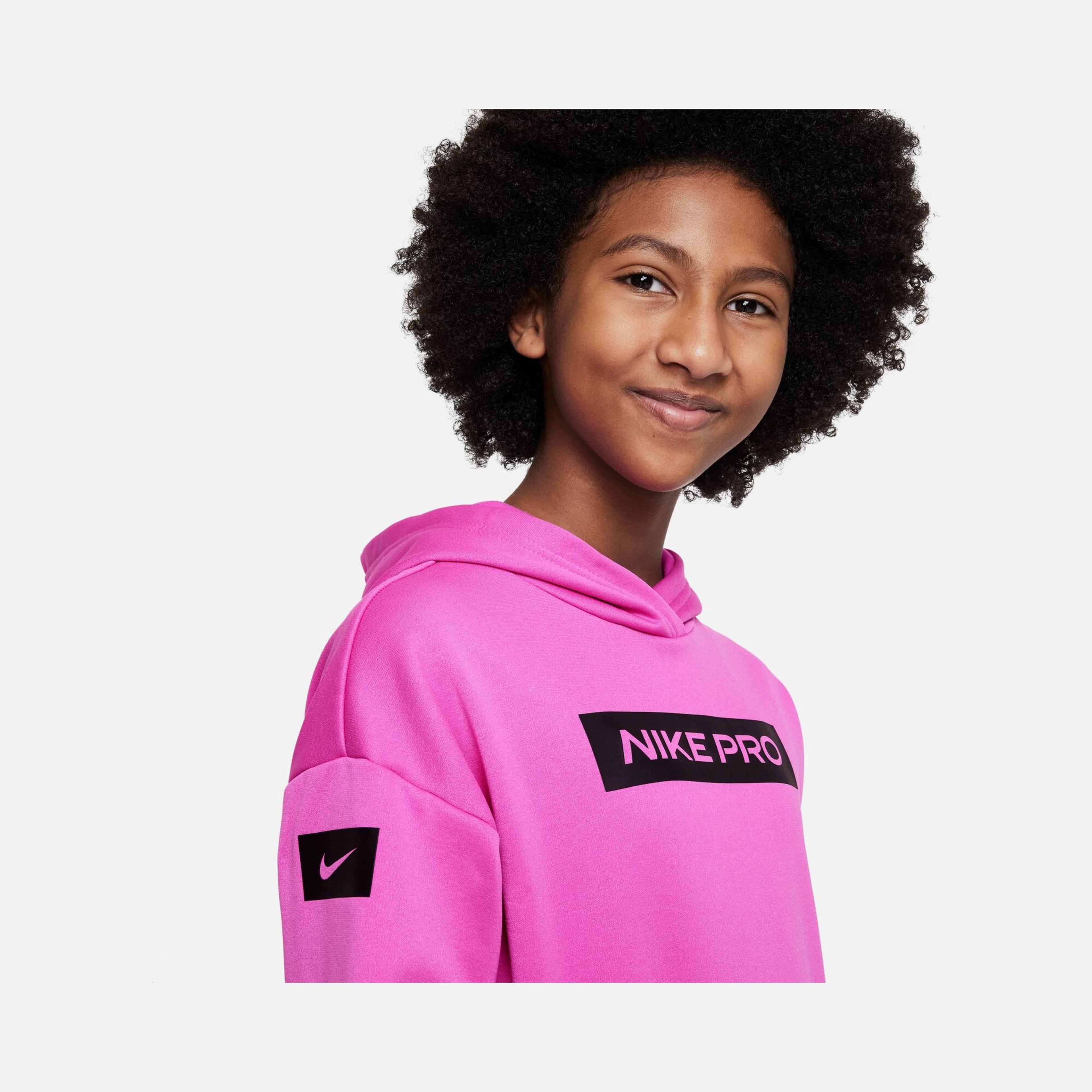 Nike Pro Therma-Fit Pullover Training Hoodie (Girls') Çocuk Sweatshirt