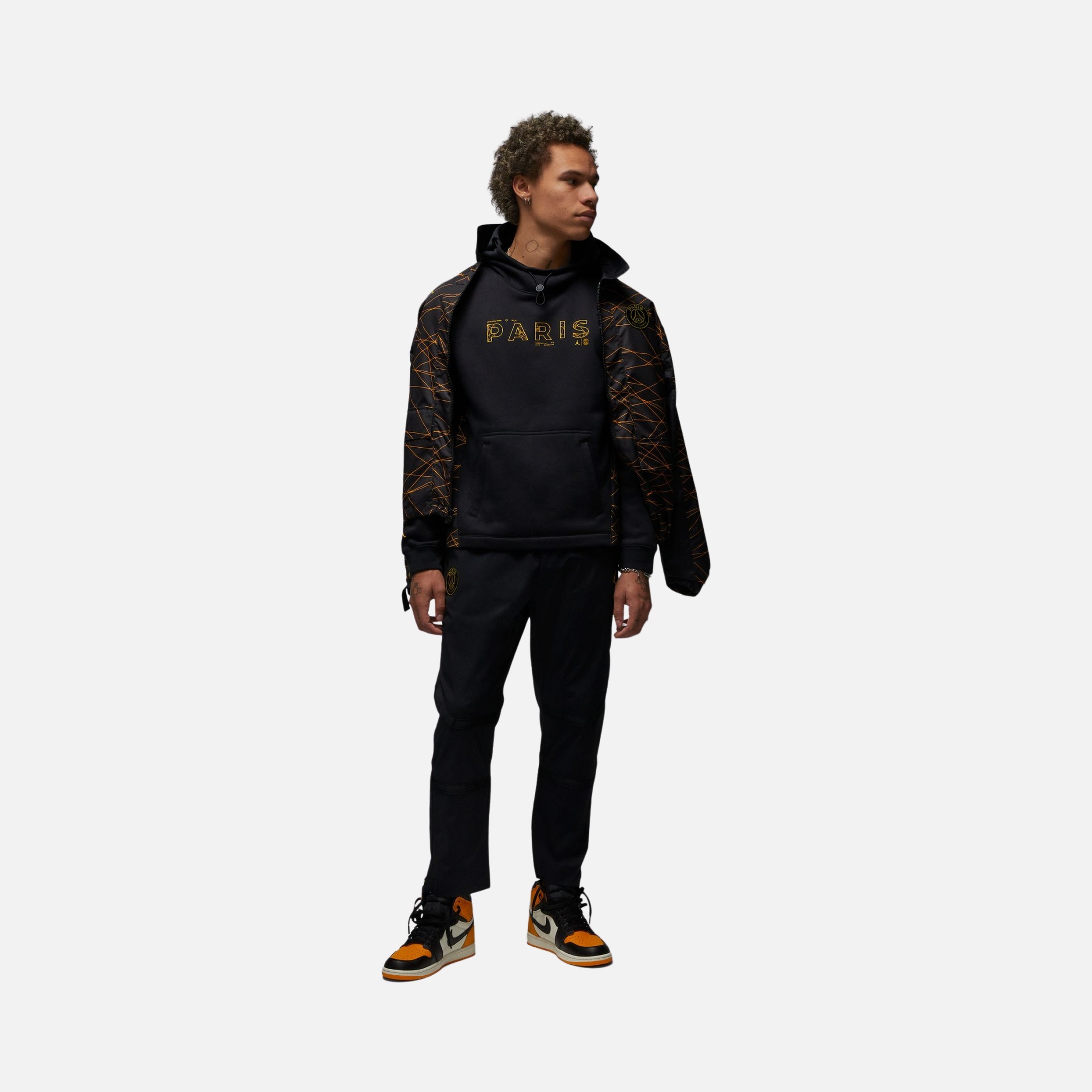 Nike Paris Saint-Germain Jordan Fleece Hoodie Erkek Sweatshirt