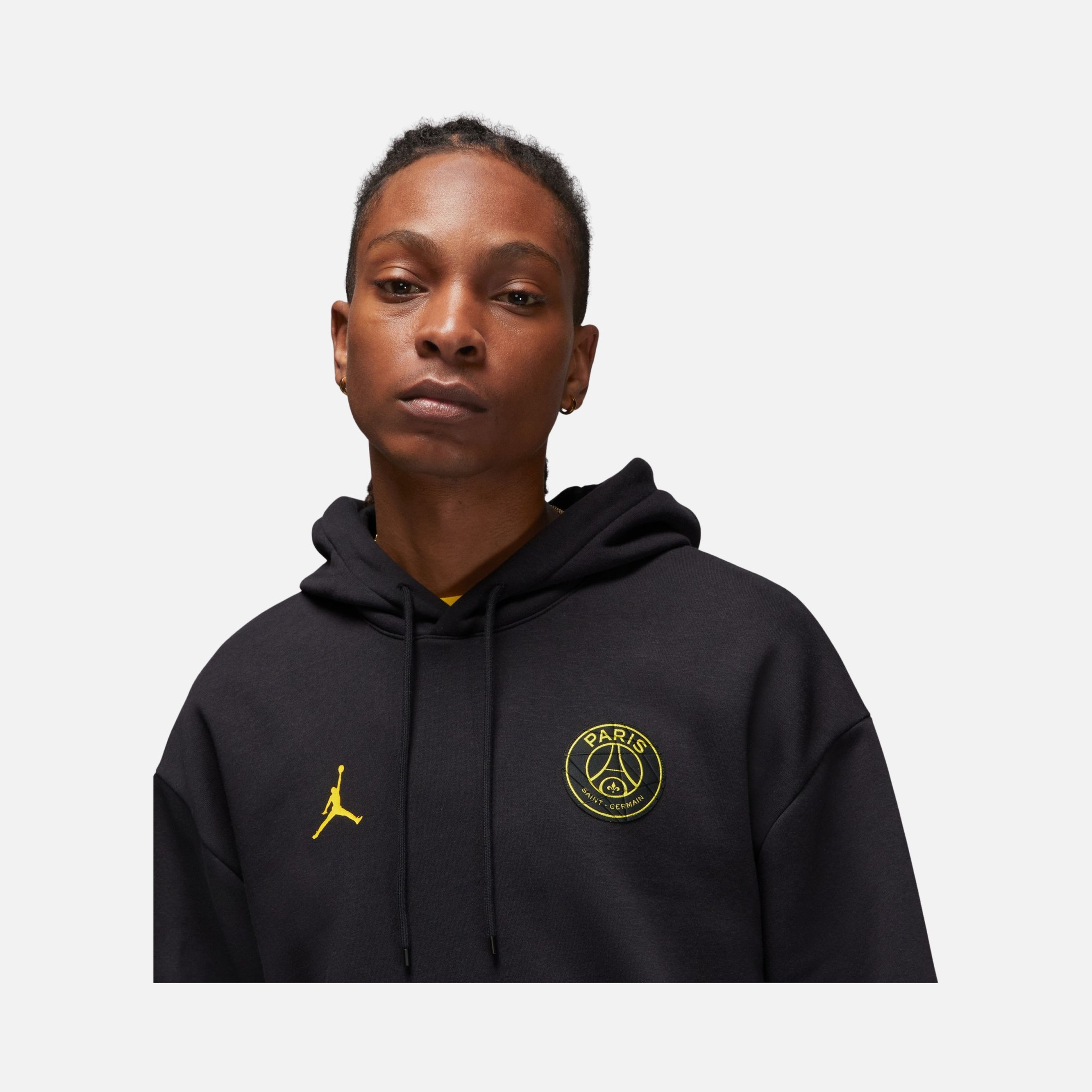 Nike Jordan Paris Saint-Germain Fleece Pullover Hoodie Erkek Sweatshirt