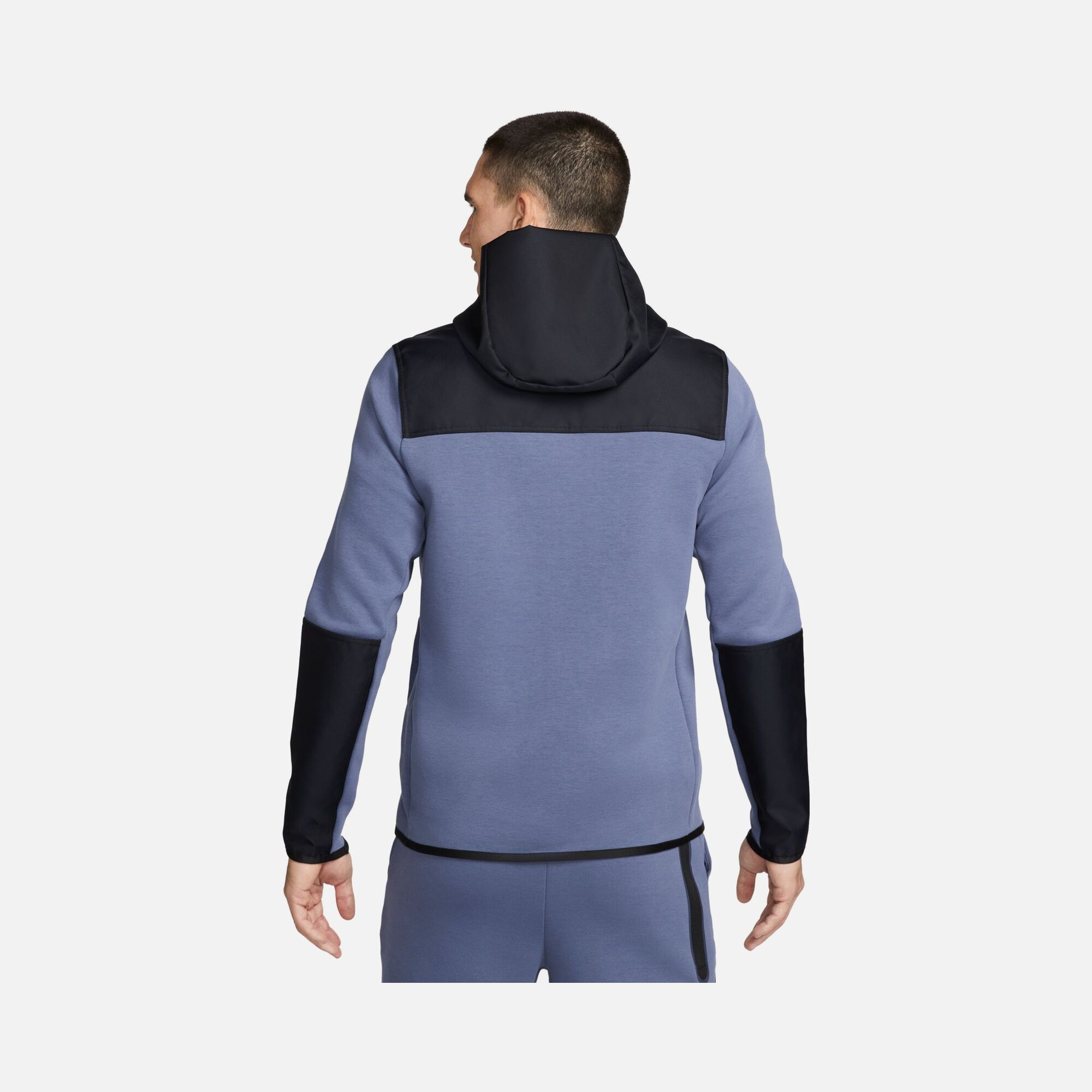 Nike Sportswear Tech Fleece ''Overlay Detail'' Full-Zip Hoodie Erkek Sweatshirt