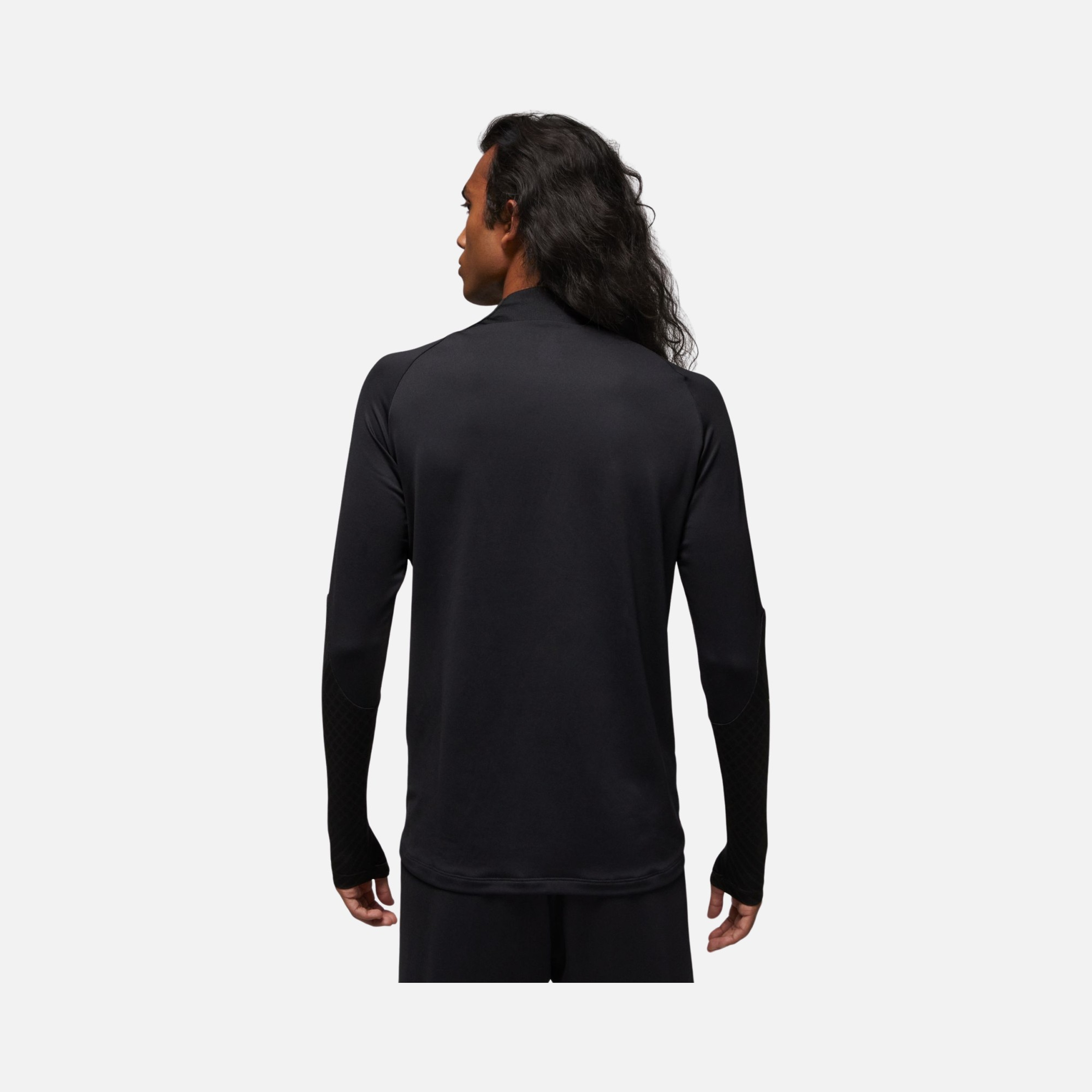 Nike Paris Saint-Germain Strike Jordan Dri-Fit Football Drill 1/2-Zip Long-Sleeve Erkek Tişört
