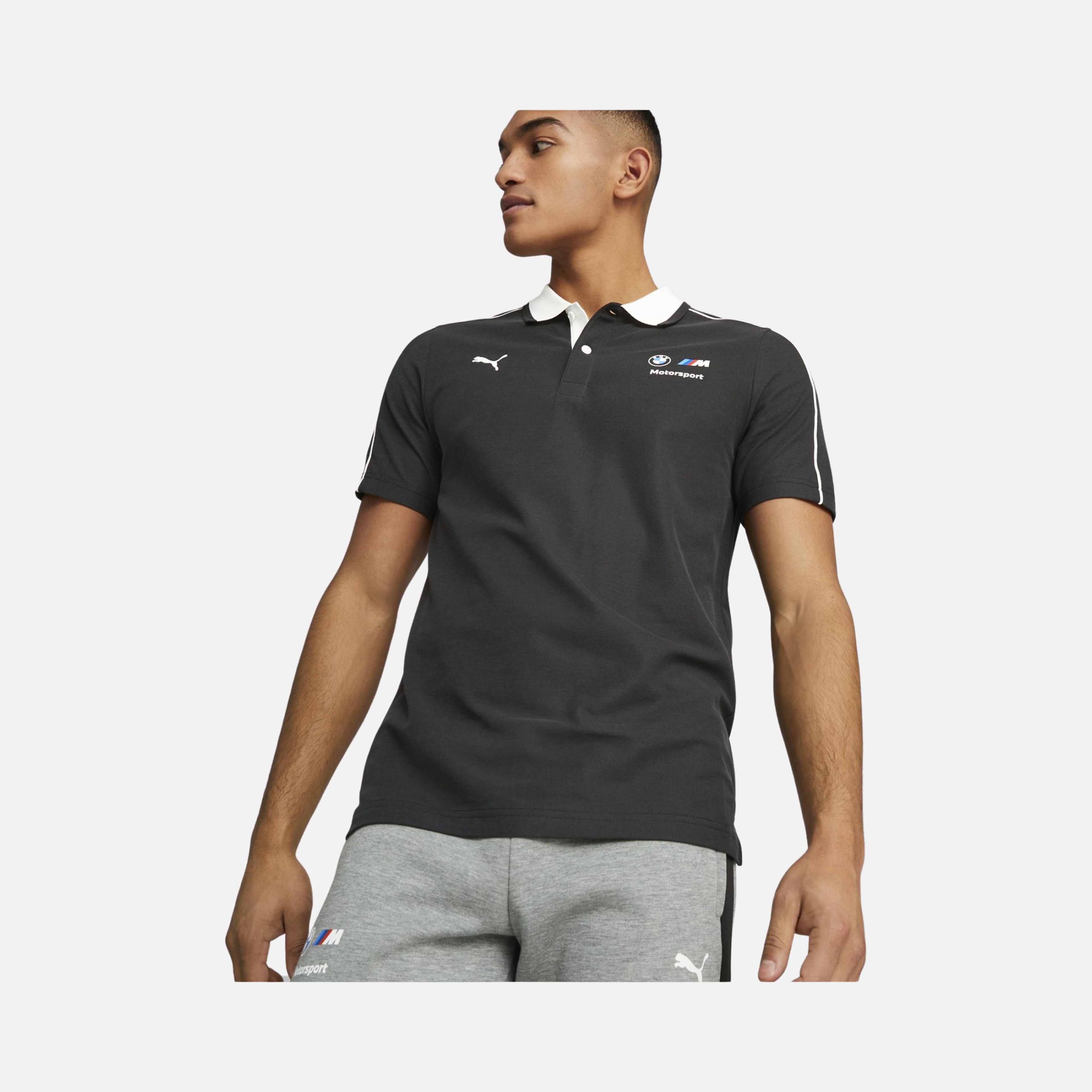 Puma Sportswear BMW M MotorSport Polo Short-Sleeve Erkek Tişört