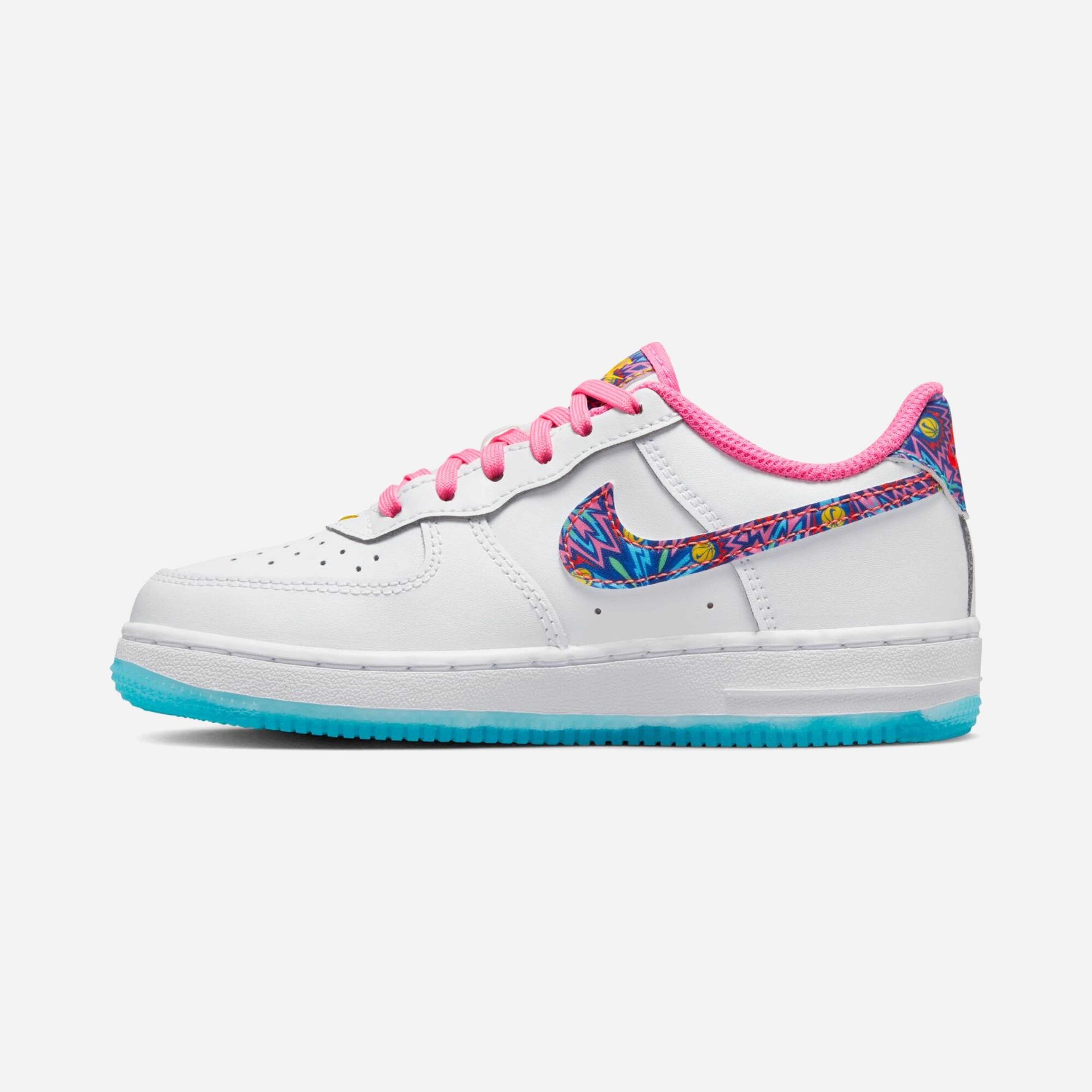 Nike Force 1 Low ASW ''Multi-Color Swoosh'' (PS) Spor Ayakkabı